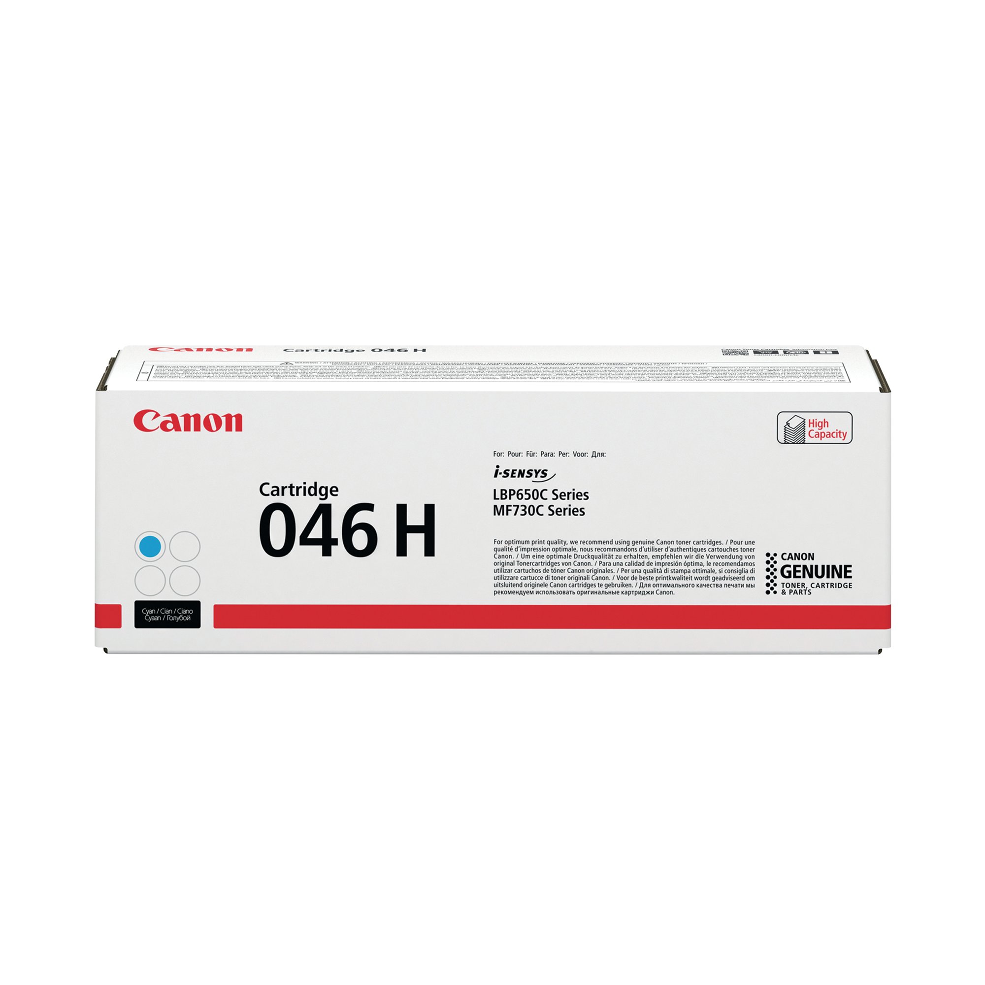 CANON 046H TONER CARTRIDGE HY CYAN