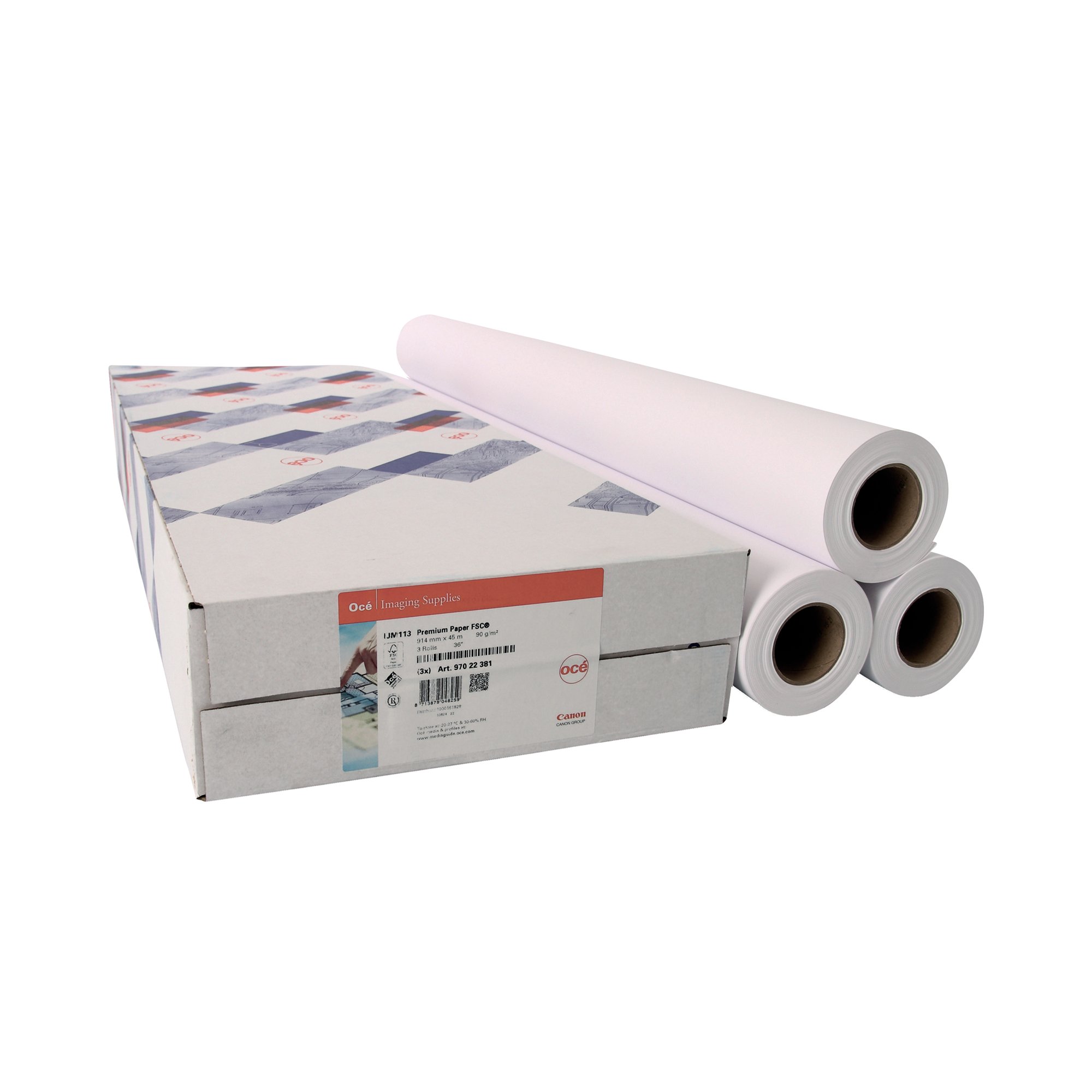CANON COATED PREM PAPER 914X45 PK3