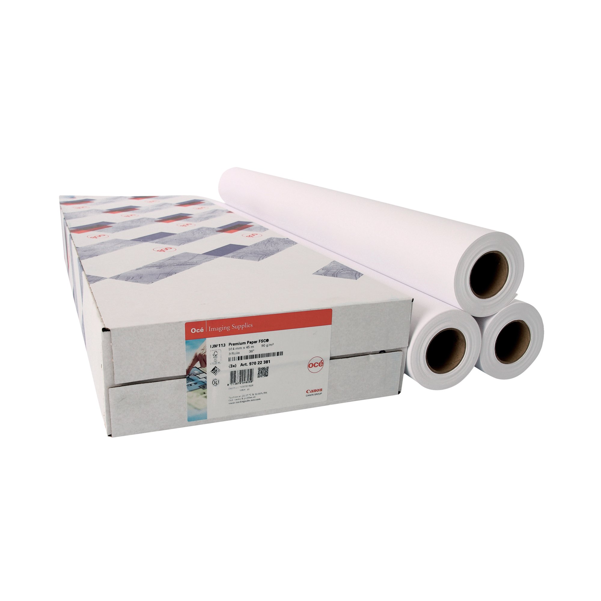 CANON COATED PREM PAPER 610X45 PK3