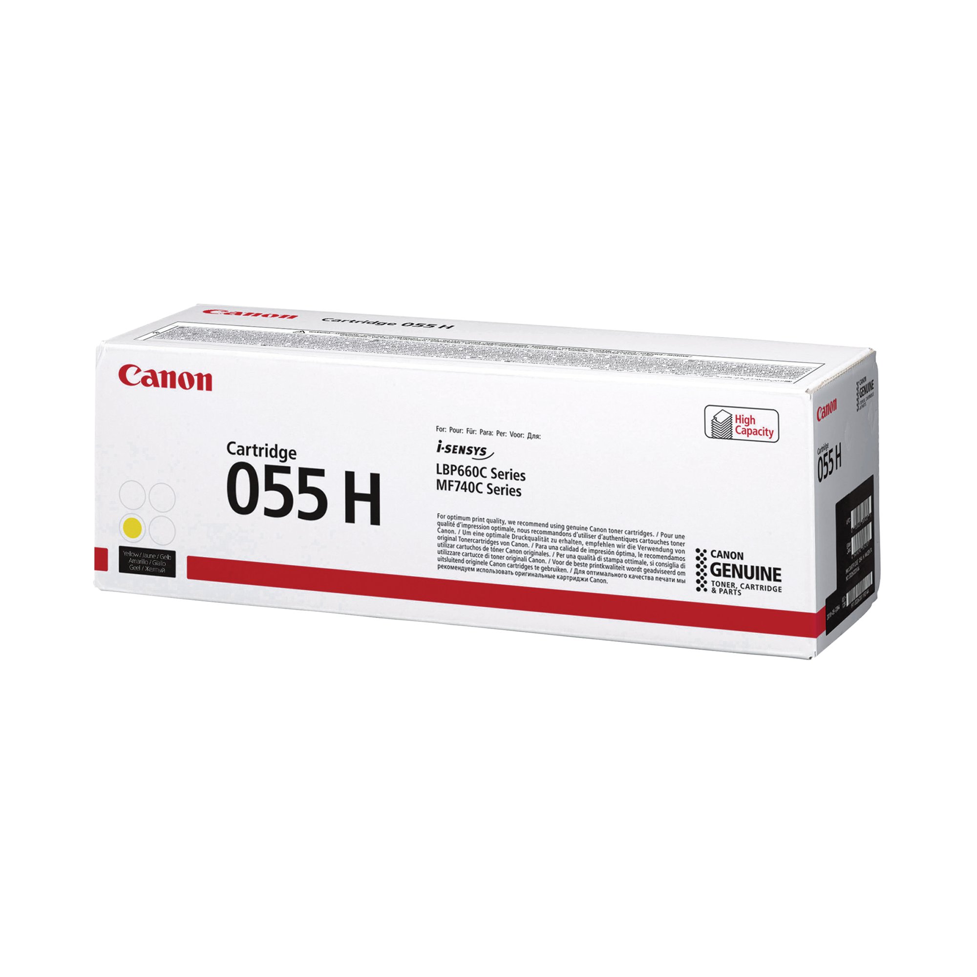 CANON 055H TONER CART HY YELLOW