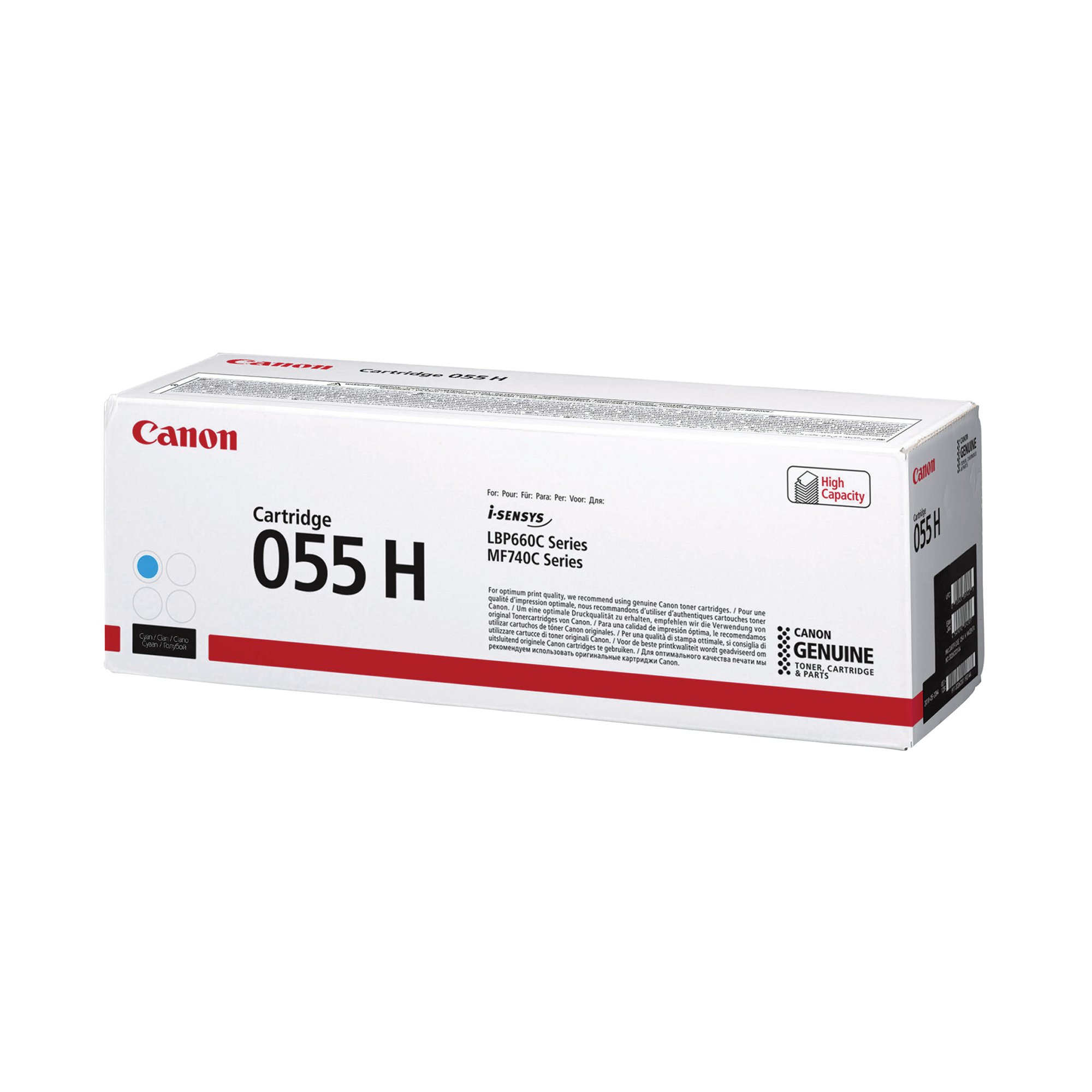 CANON 055 TONER CARTRIDGE HY CYAN