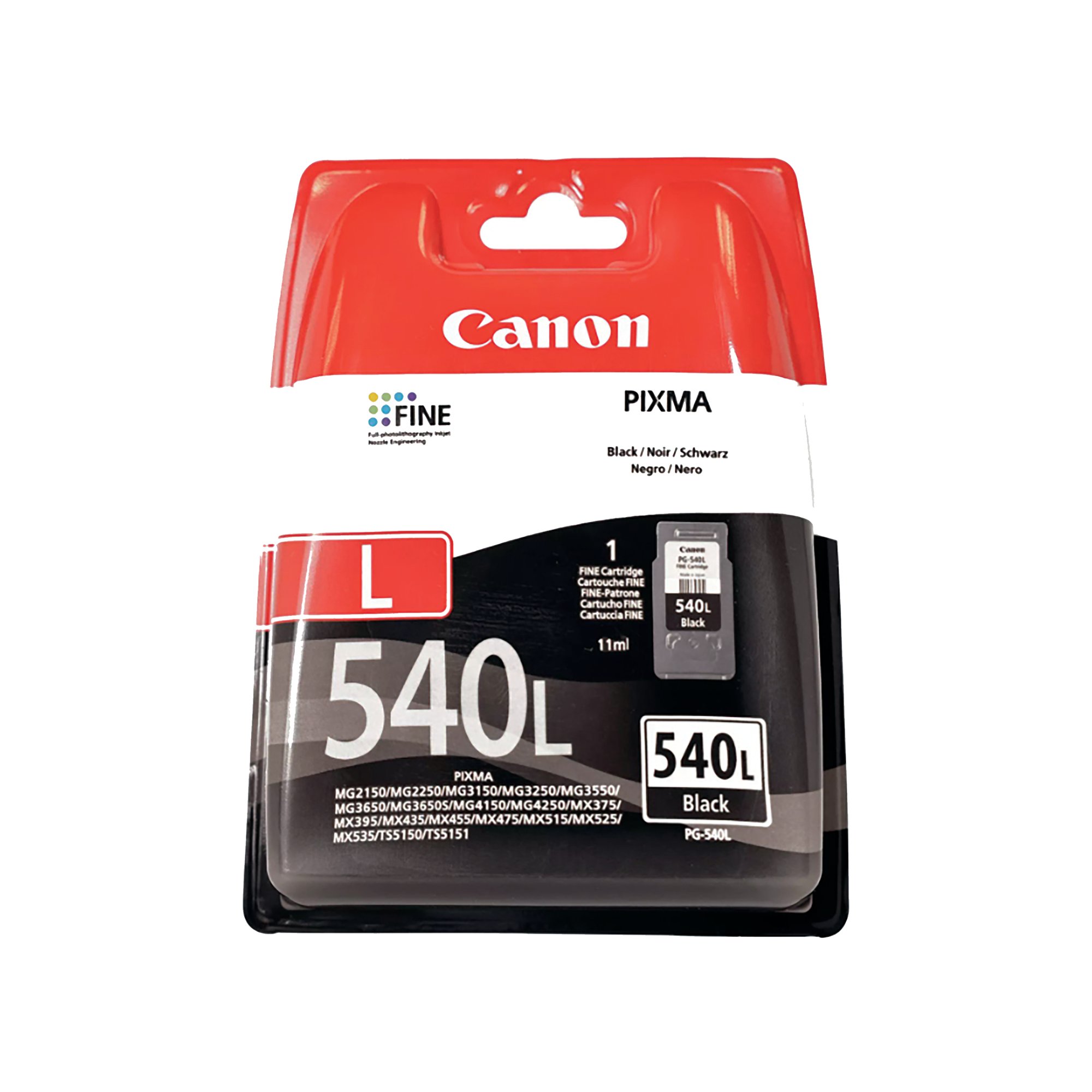 CANON PG-540L INKJET CART HY BLACK