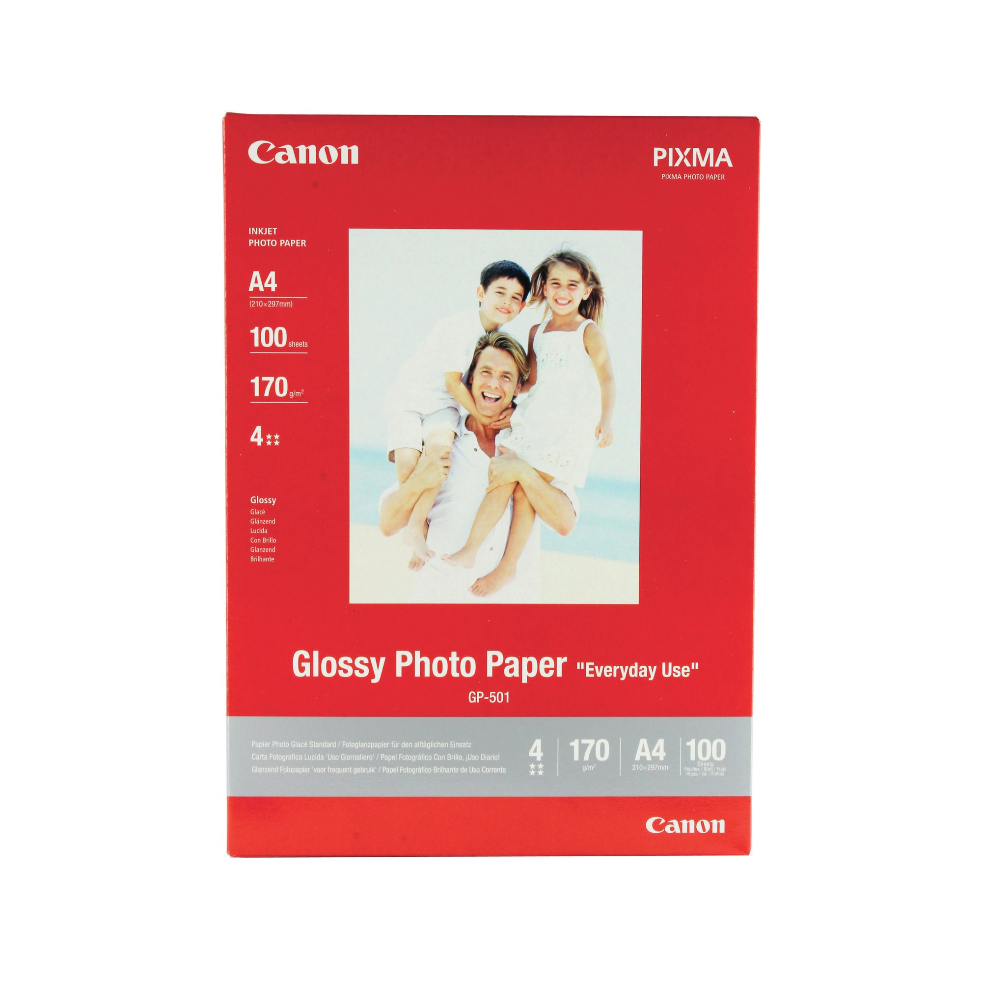 CANON GLOSSY PHOTO PAPER A4 PK100