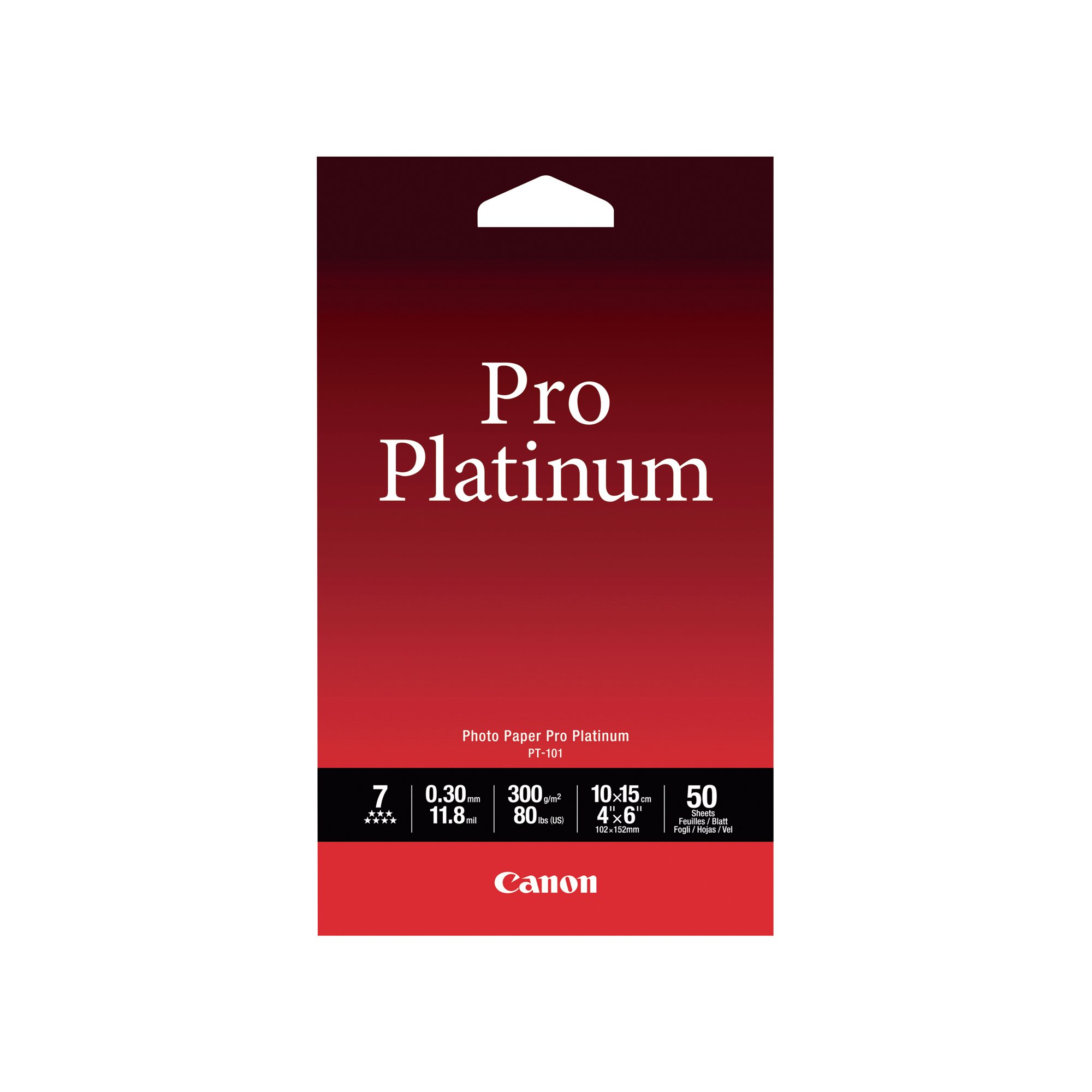 CANON PRO PLAT PHOTO PAPER 4X6 PK50