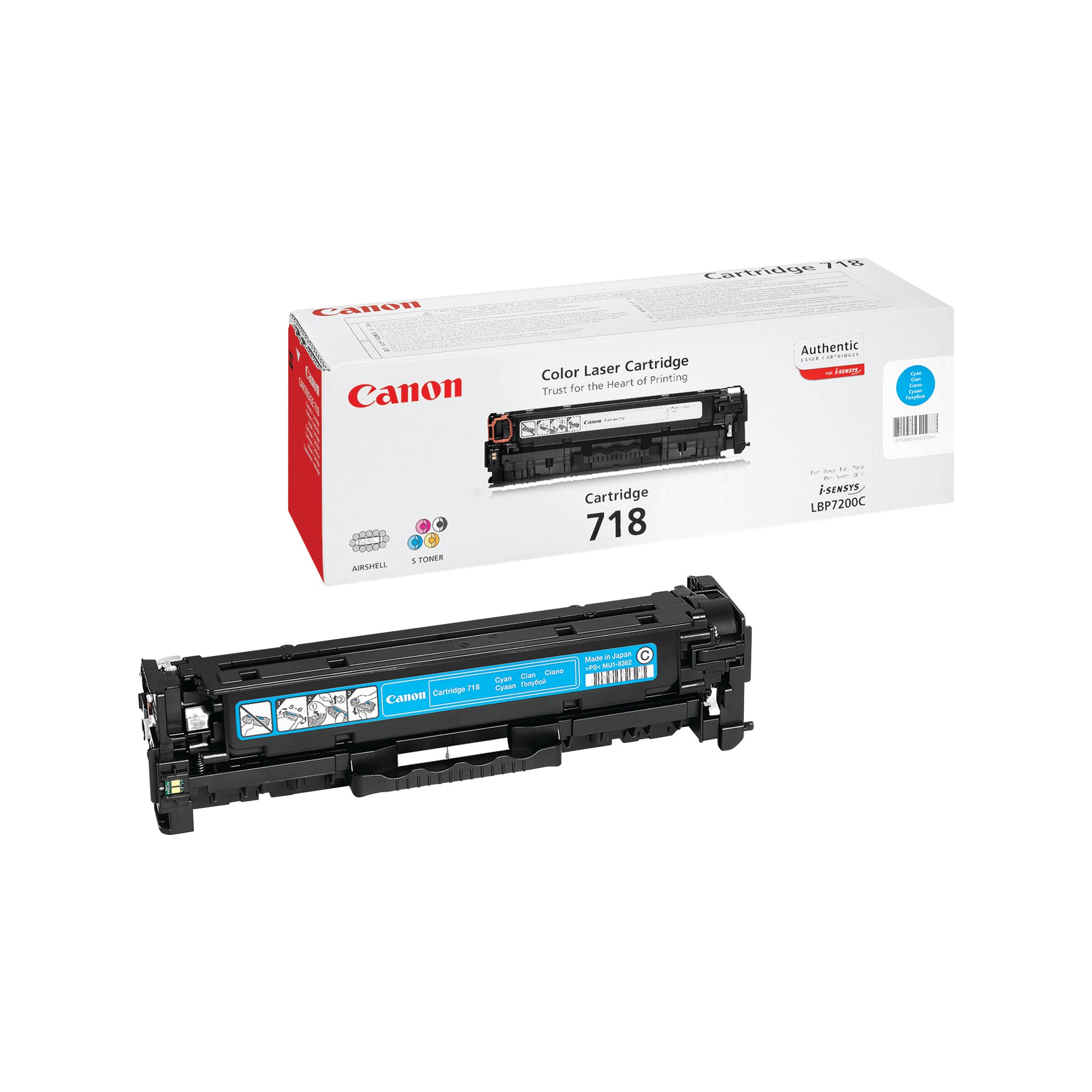CANON 718C TONER CARTRIDGE CYAN