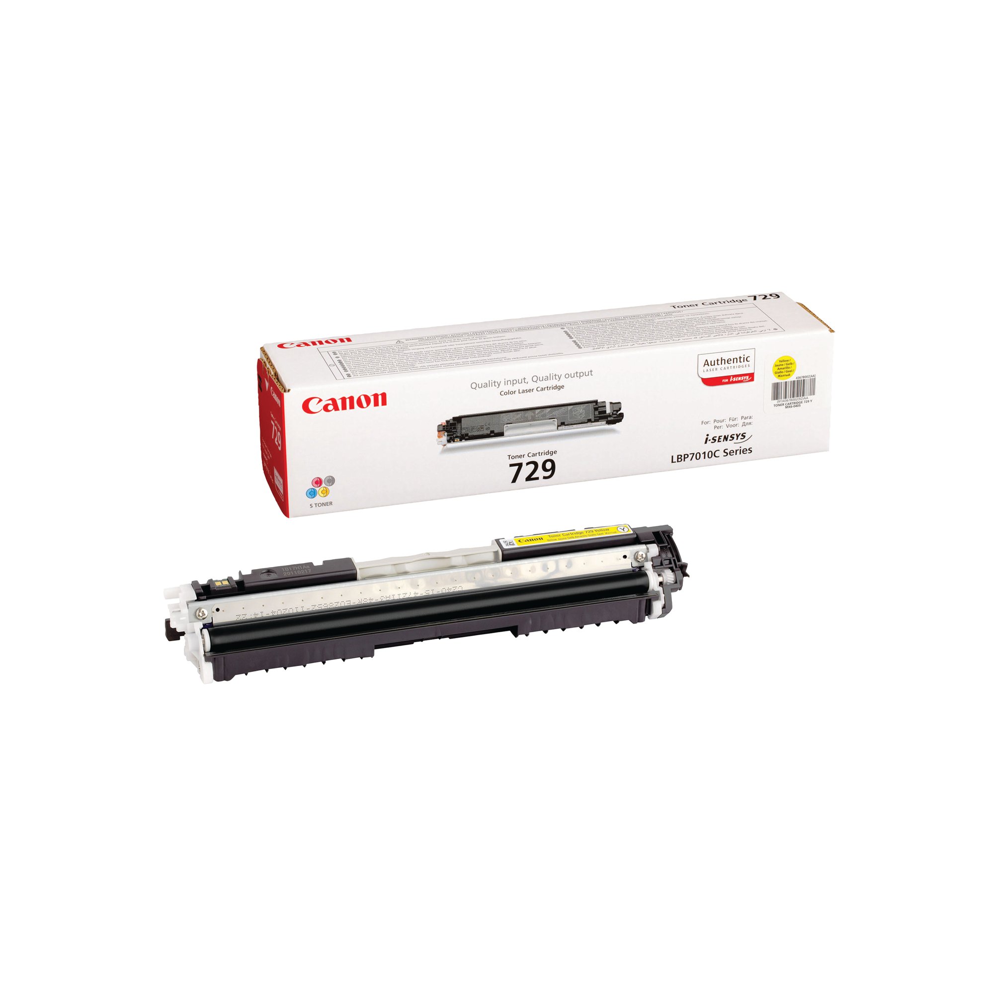 CANON 729Y YELLOW TONER 4367B002