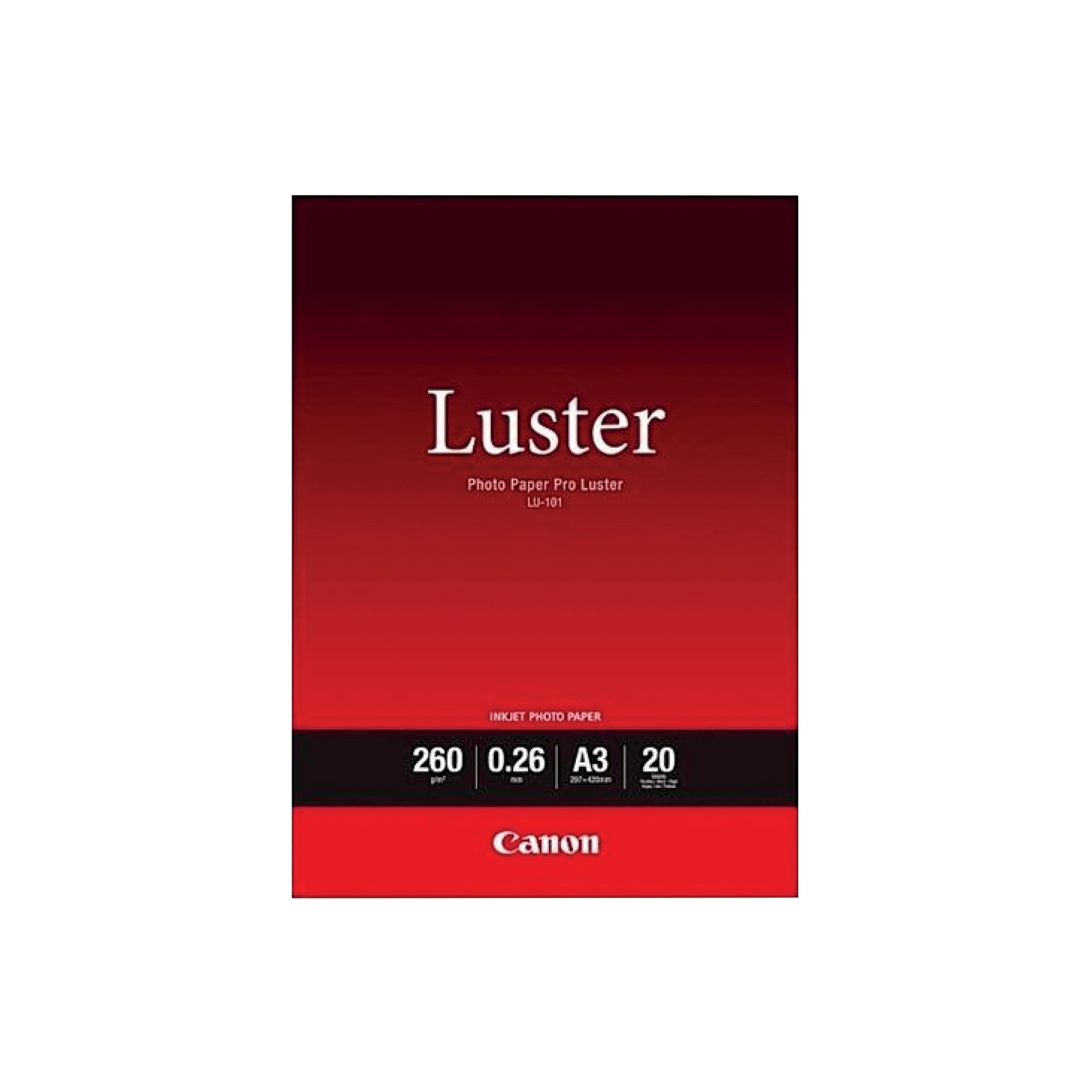CANON A3 PHOTO PAPER PRO LUSTRE PK20