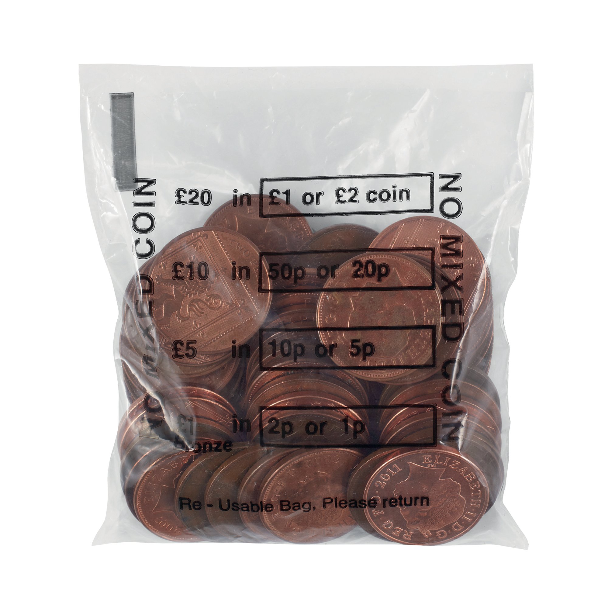 CASH DENOMINATED COIN BAGS PK5000