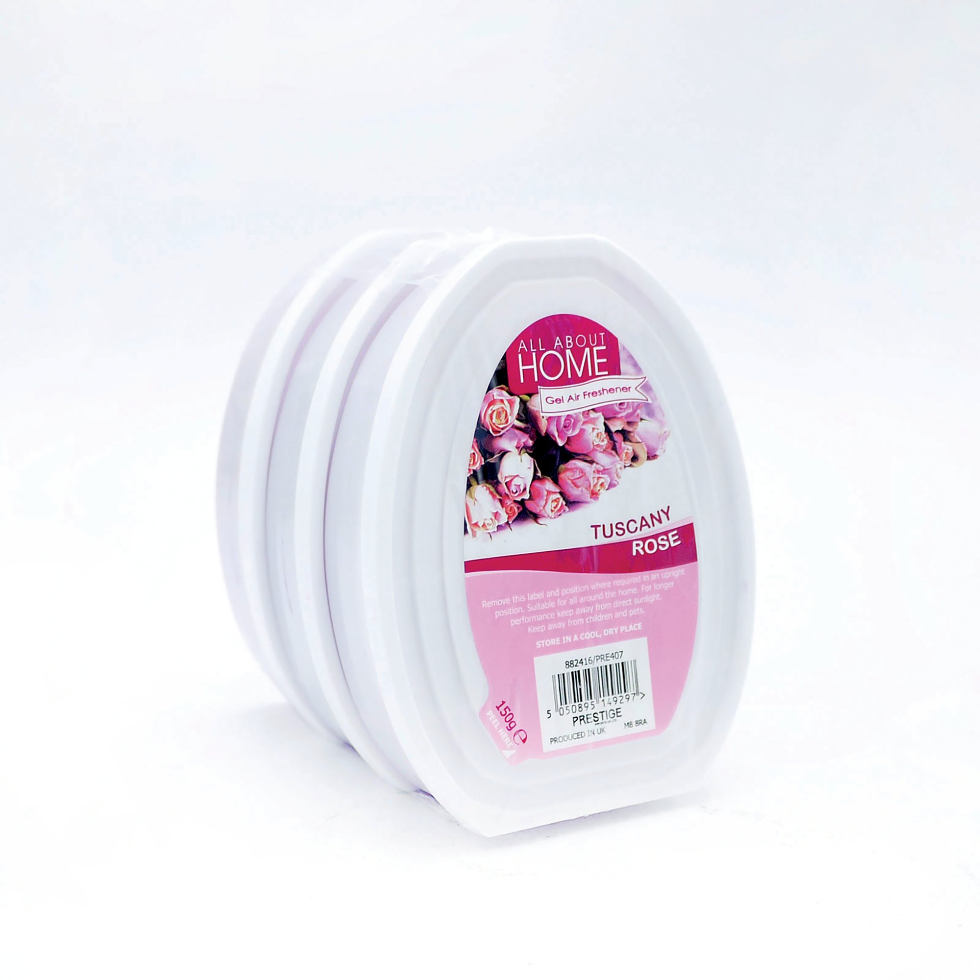 GEL AIR FRESHNR TUSCANY ROSE150G PK3
