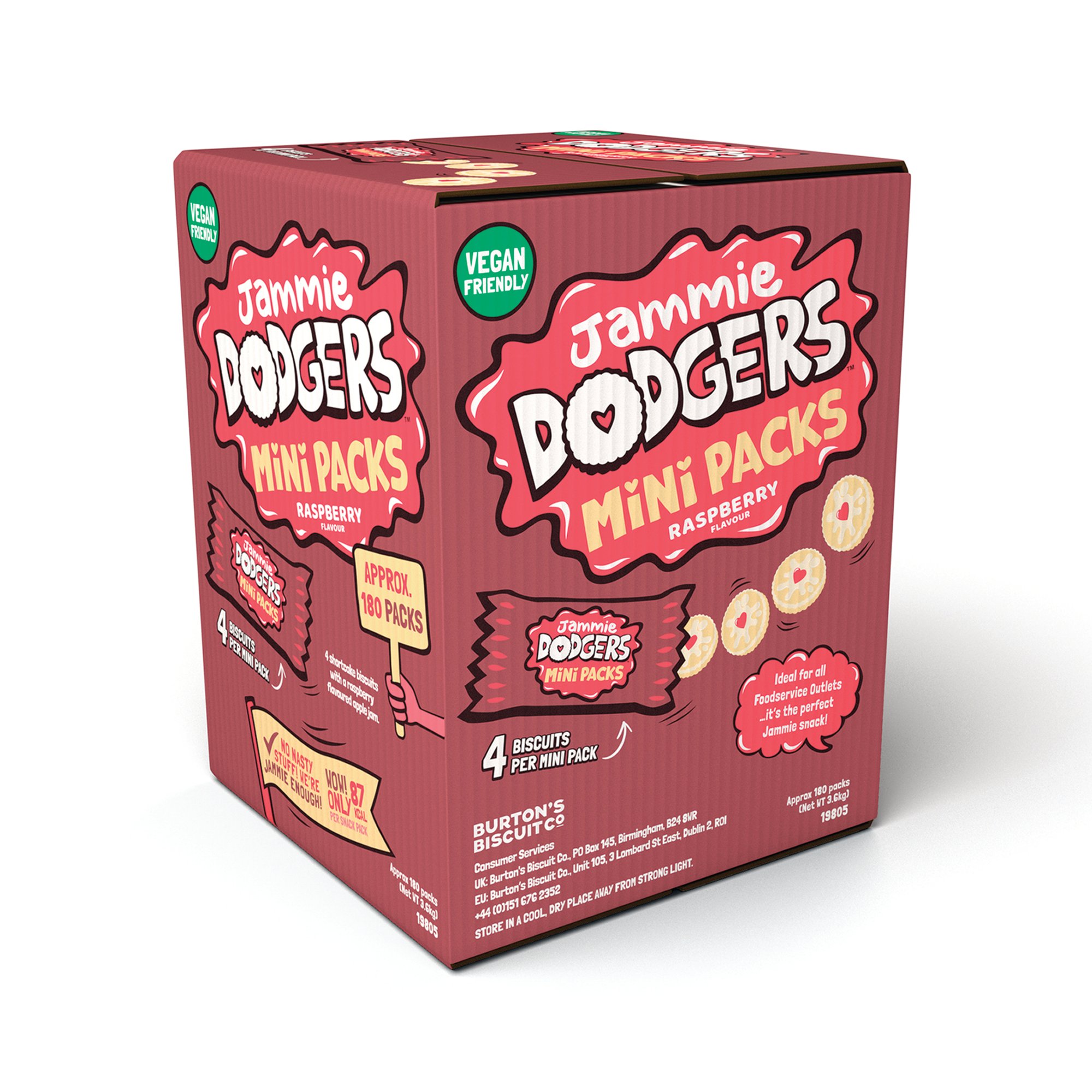 JAMMIE DODGERS BULK BOX 20G PK180