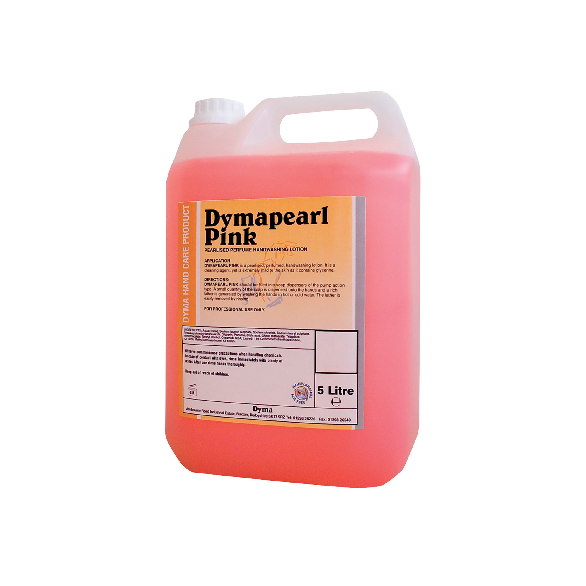 DYMAPEARL HAND SOAP PINK 5 LITRE