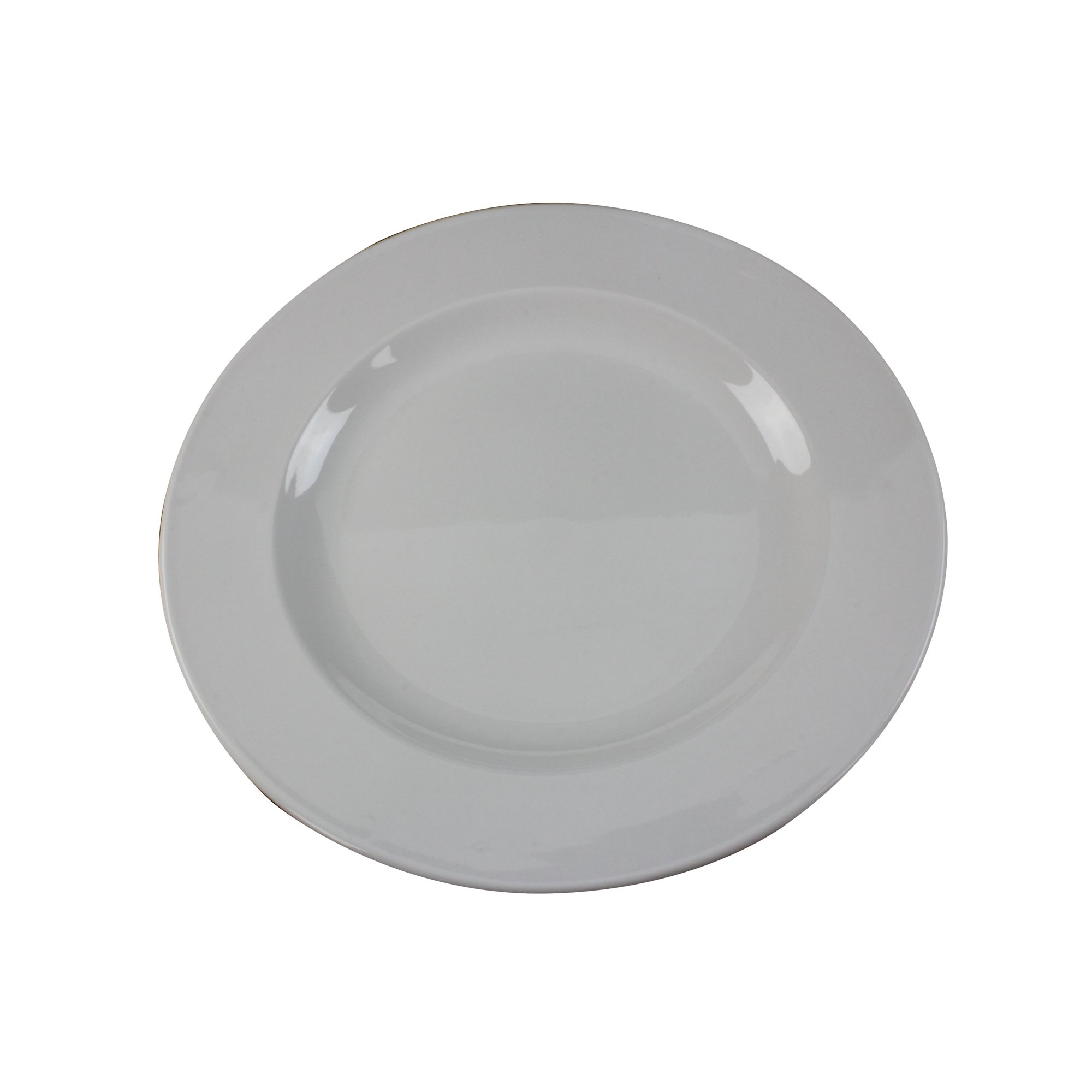 PORCELAIN PLATE 250MM WHT PK6 304111