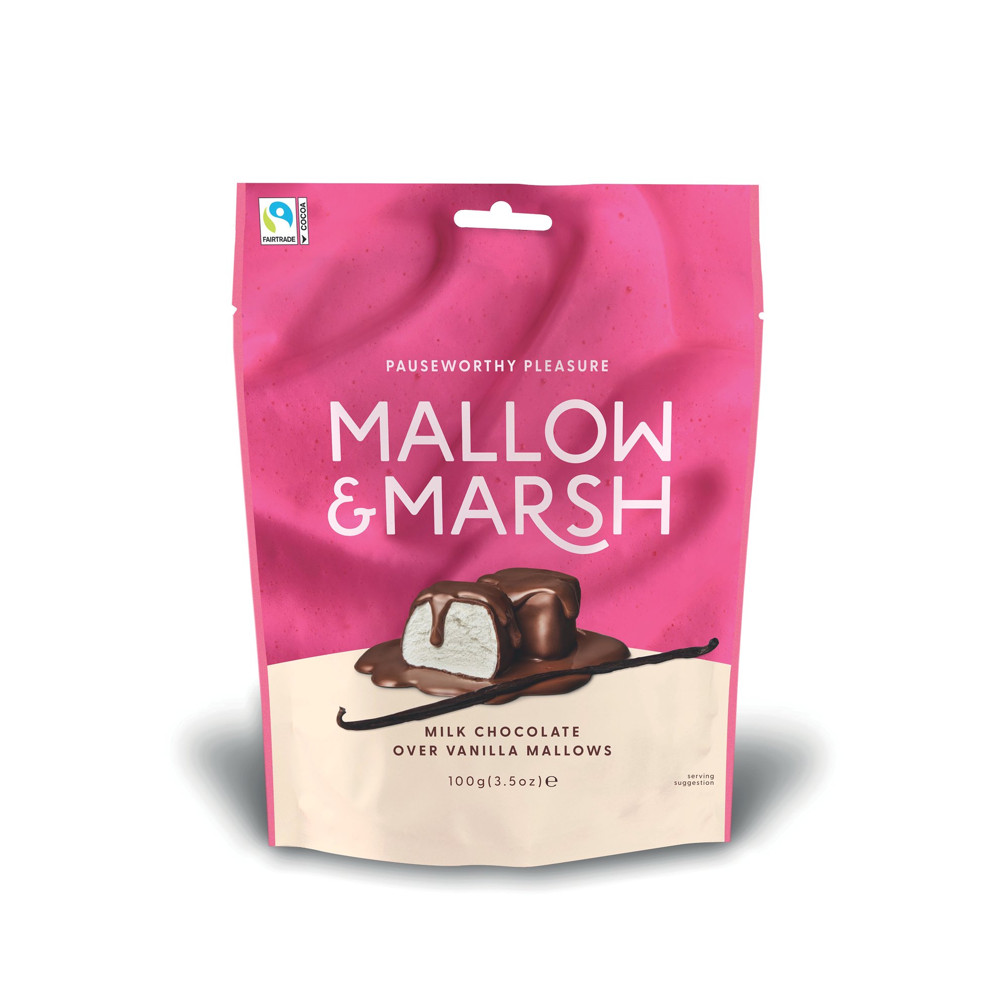MALLOW VANILLA MILK CHOC POUCH PK6