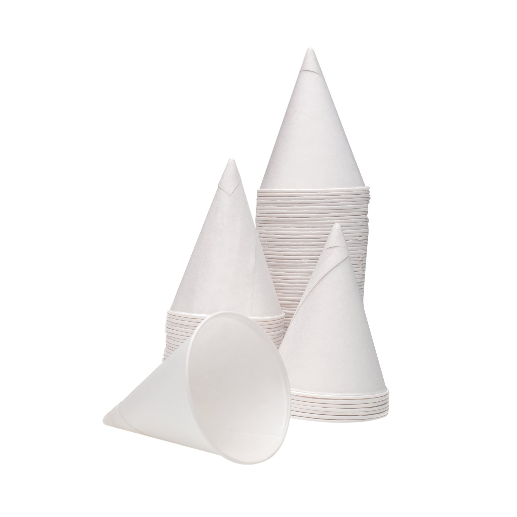 WATER CONE 4OZ WHITE PK5000