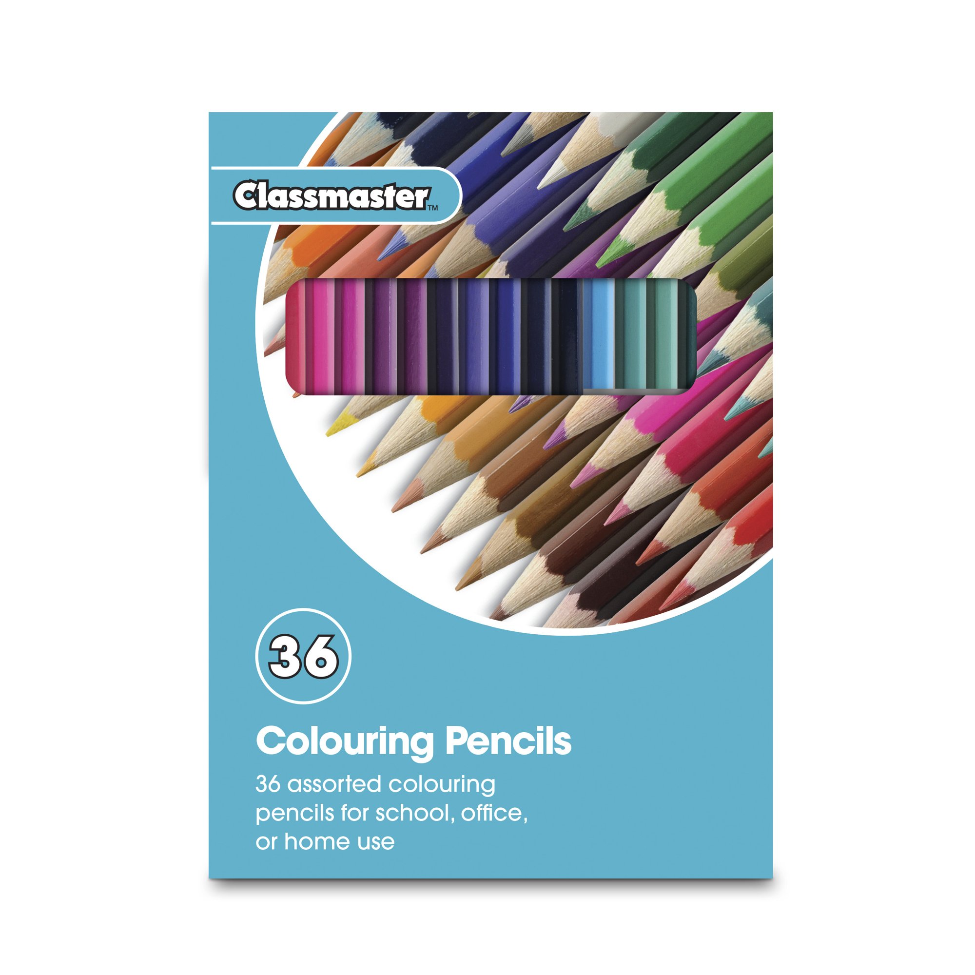 CLASSMASTER COLOUR PENCILS AST PK36