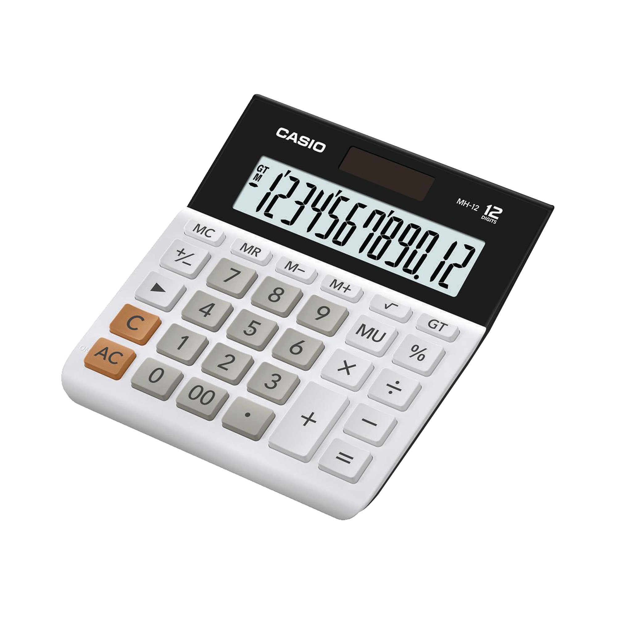 CASIO MH-12-WE 12-DIGIT DESKTOP CALC