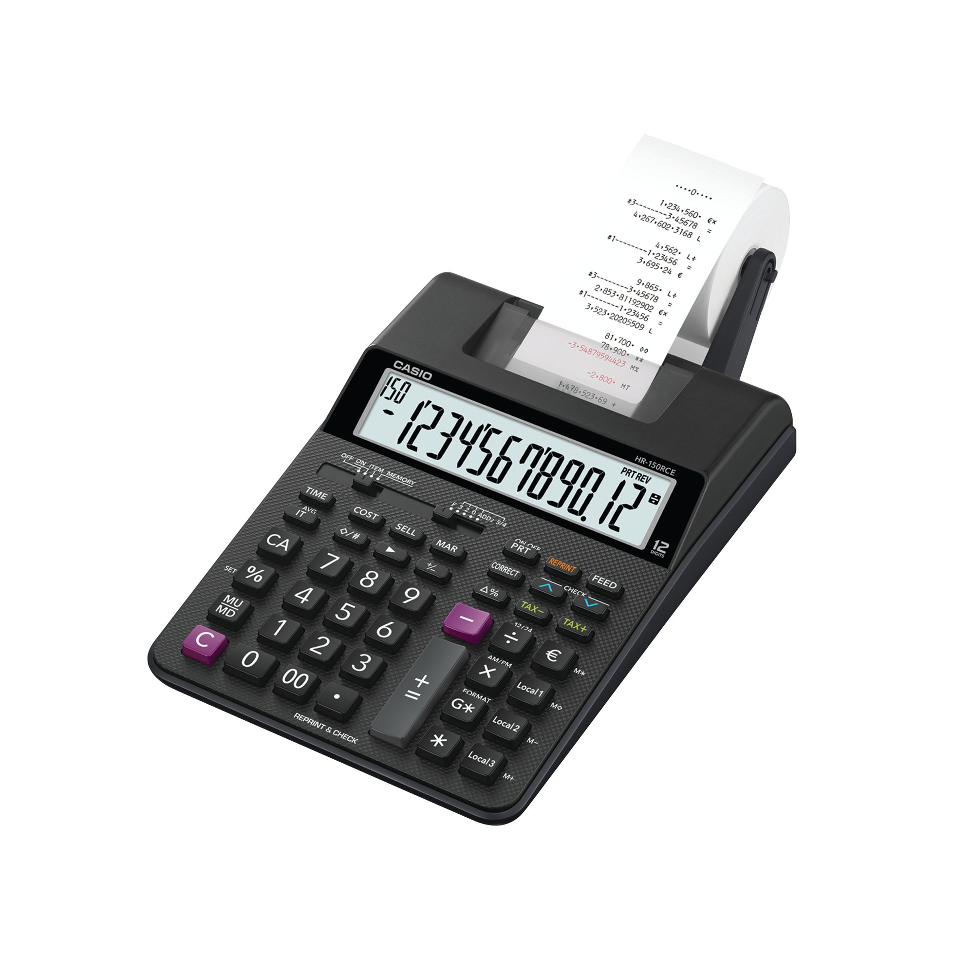 CASIO HR-150RCE PRINTING CALCULATOR