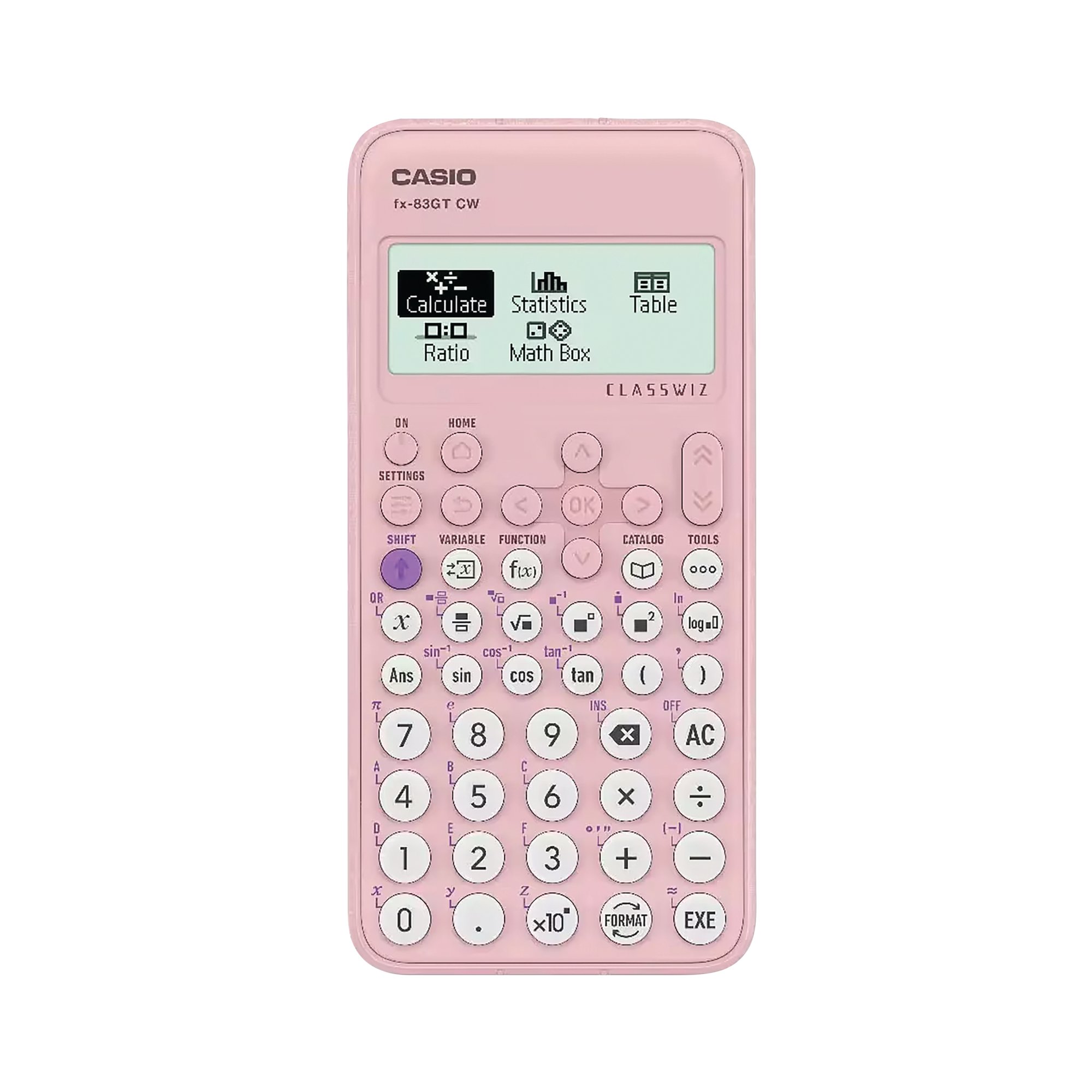 CASIO FX-83GTCW+ SCIENTIFIC CALC PNK