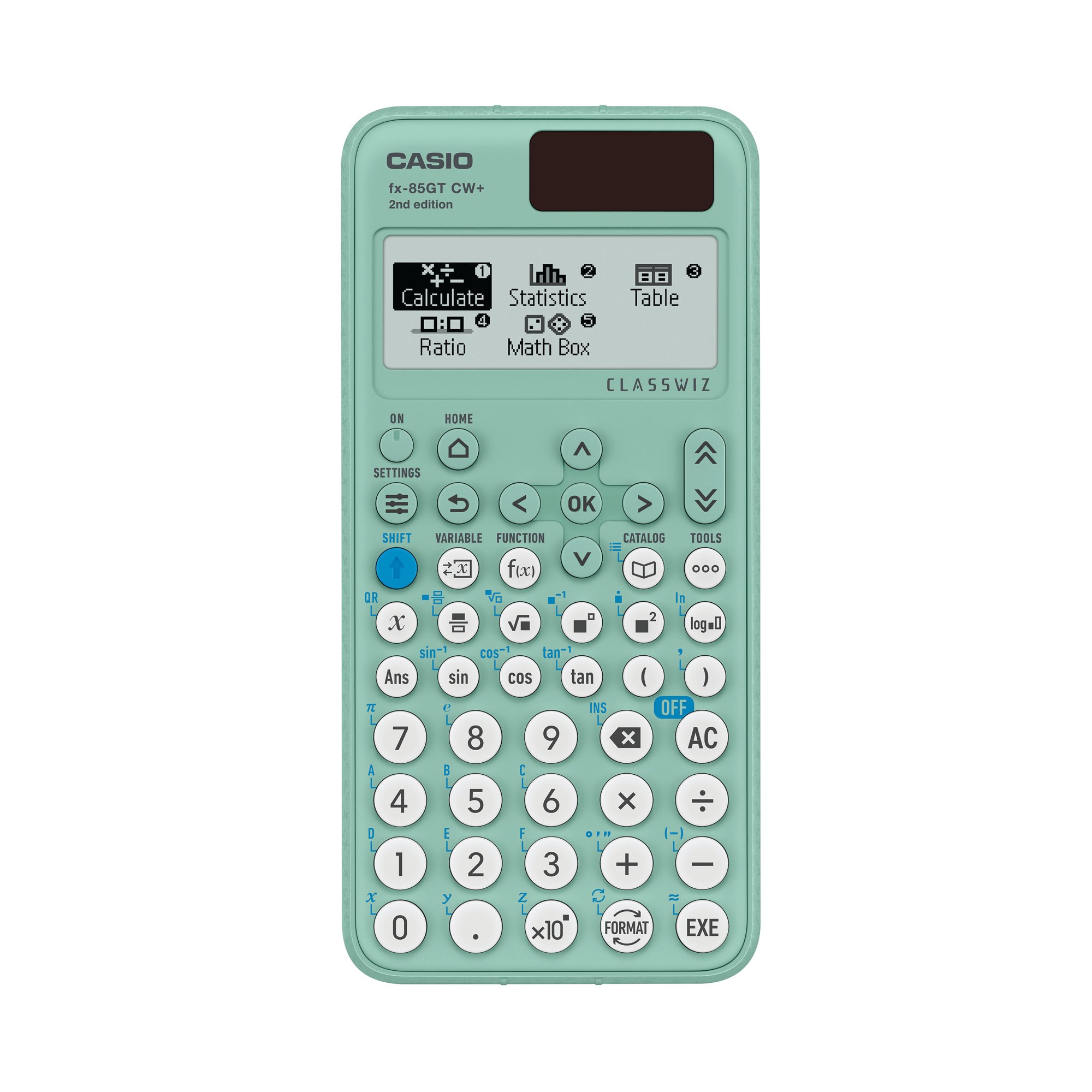 CASIO FX-85GTCW+ SCIENTIFIC CALC GRN