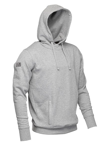 JCB ESSENTIAL HOODIE MARL GREY M