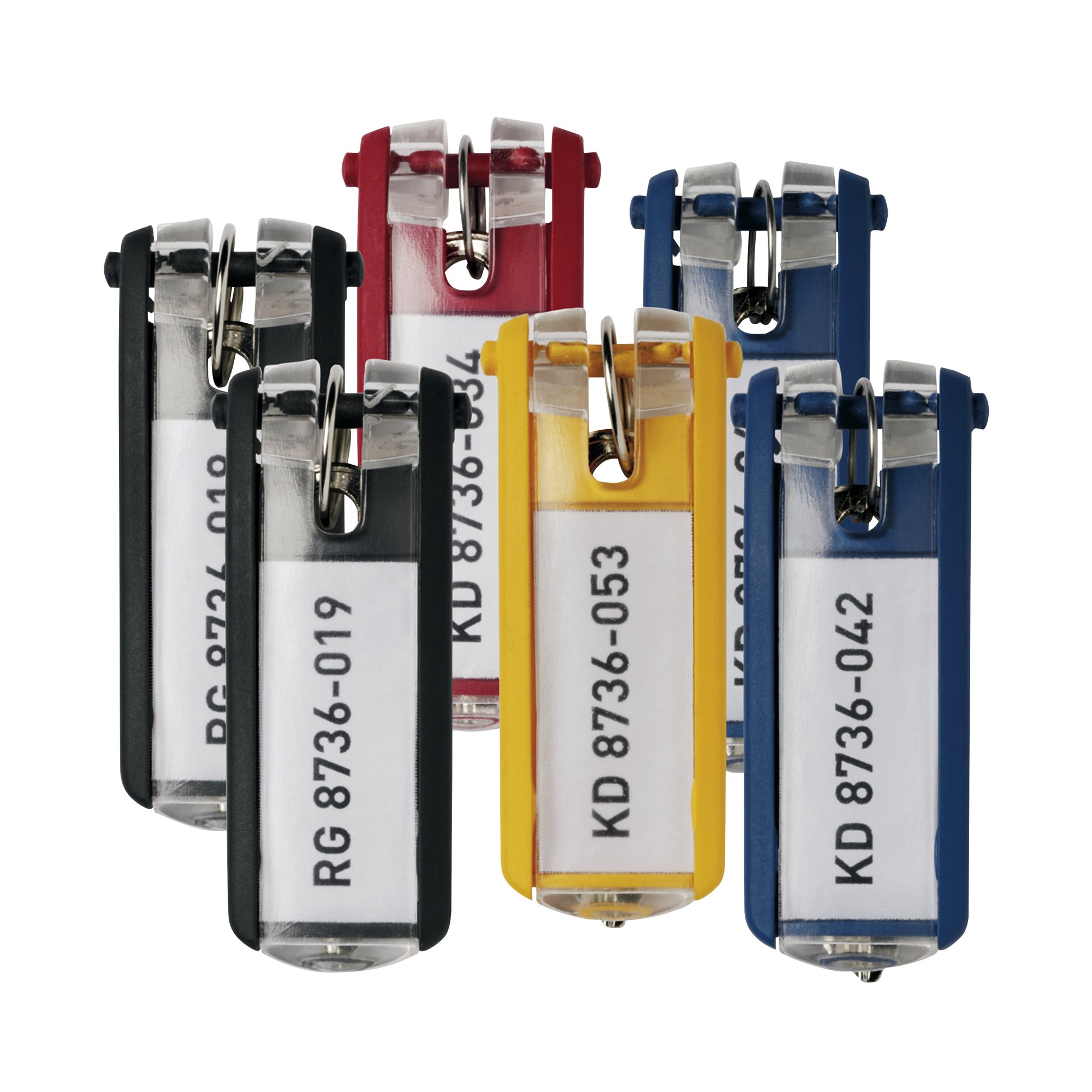 DURABLE KEY CLIP ASSORTED PK6