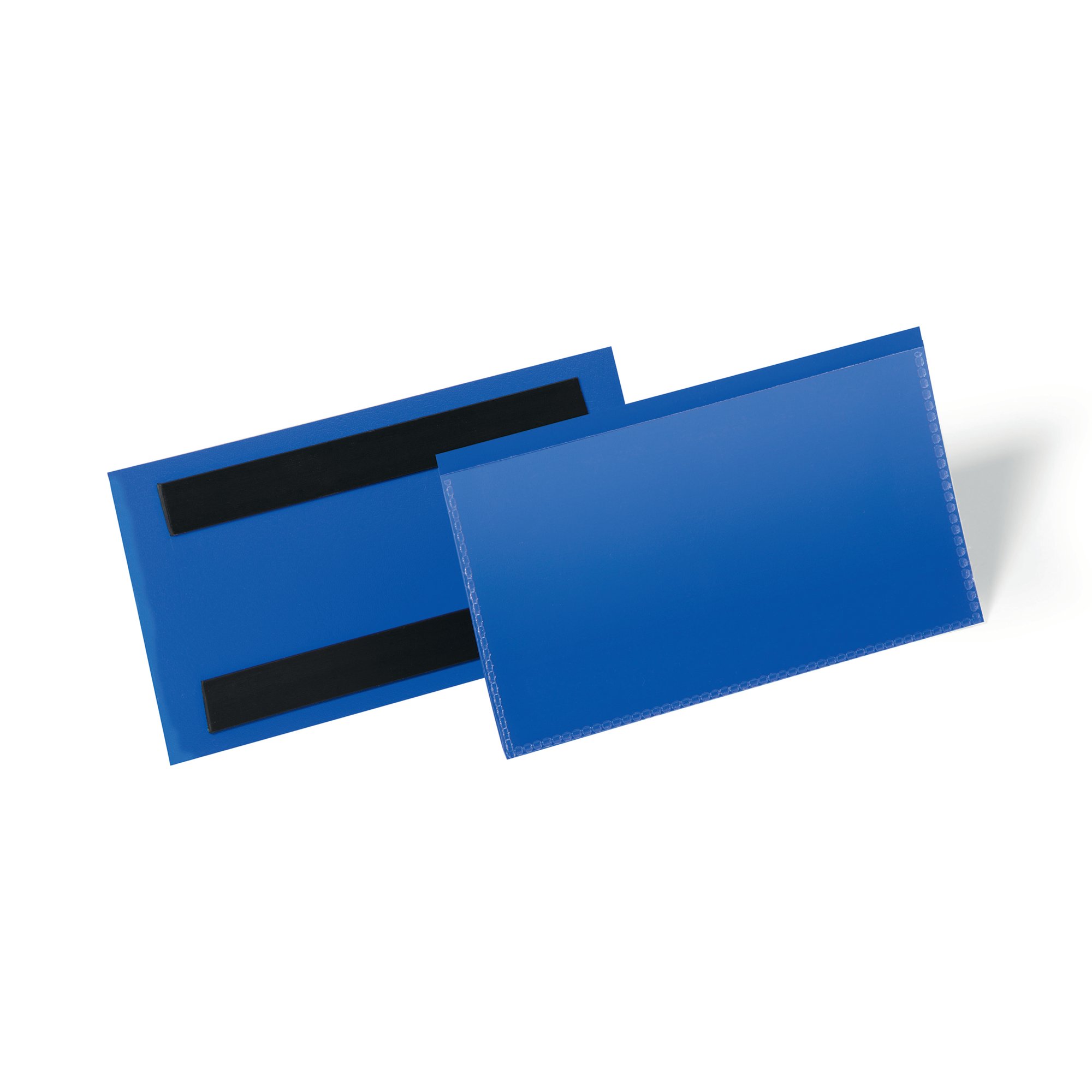 MAGN DOC POCKET 150X67MM BLUE PK50