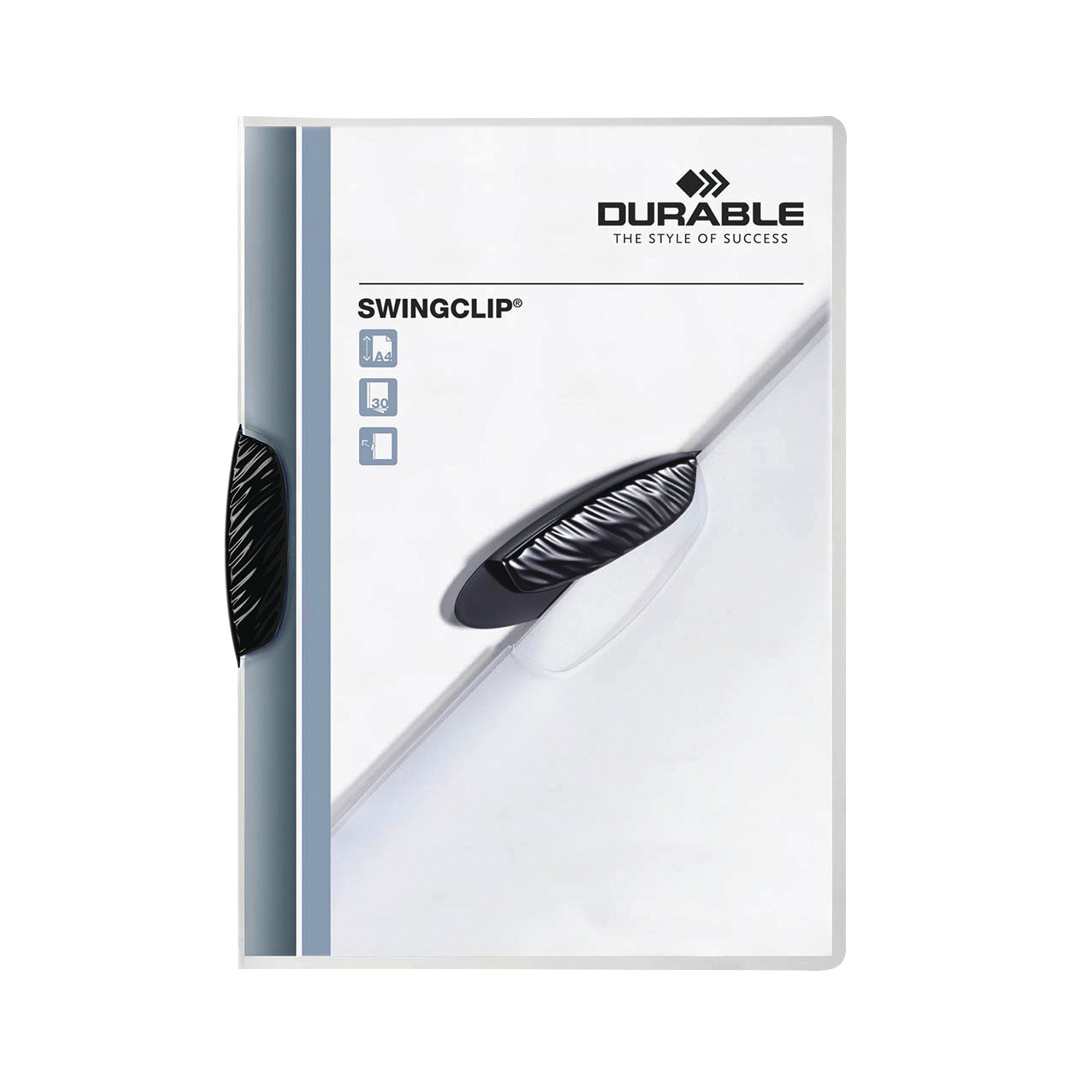 DURABLE SWINGCLIP FOLDER A4 BLK PK25