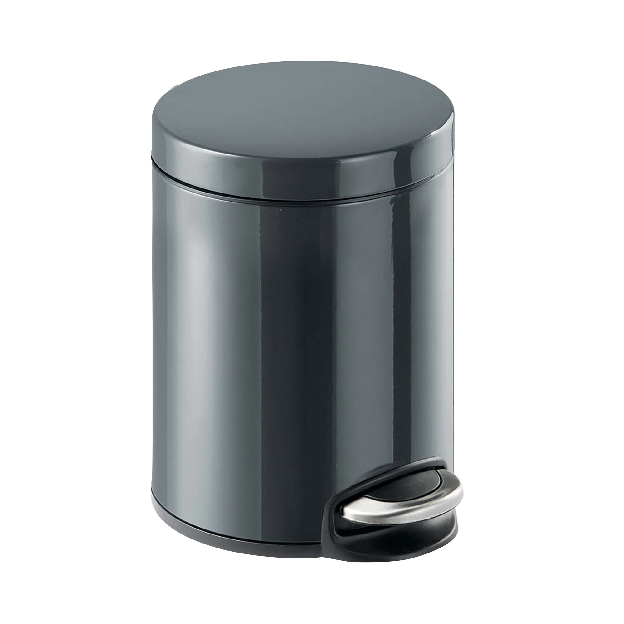 DURABLE PEDAL BIN METAL RND 5L CHA