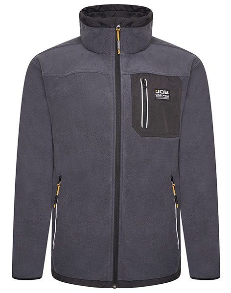 JCB FLEECE FULL ZIP STL BLUE 3XL