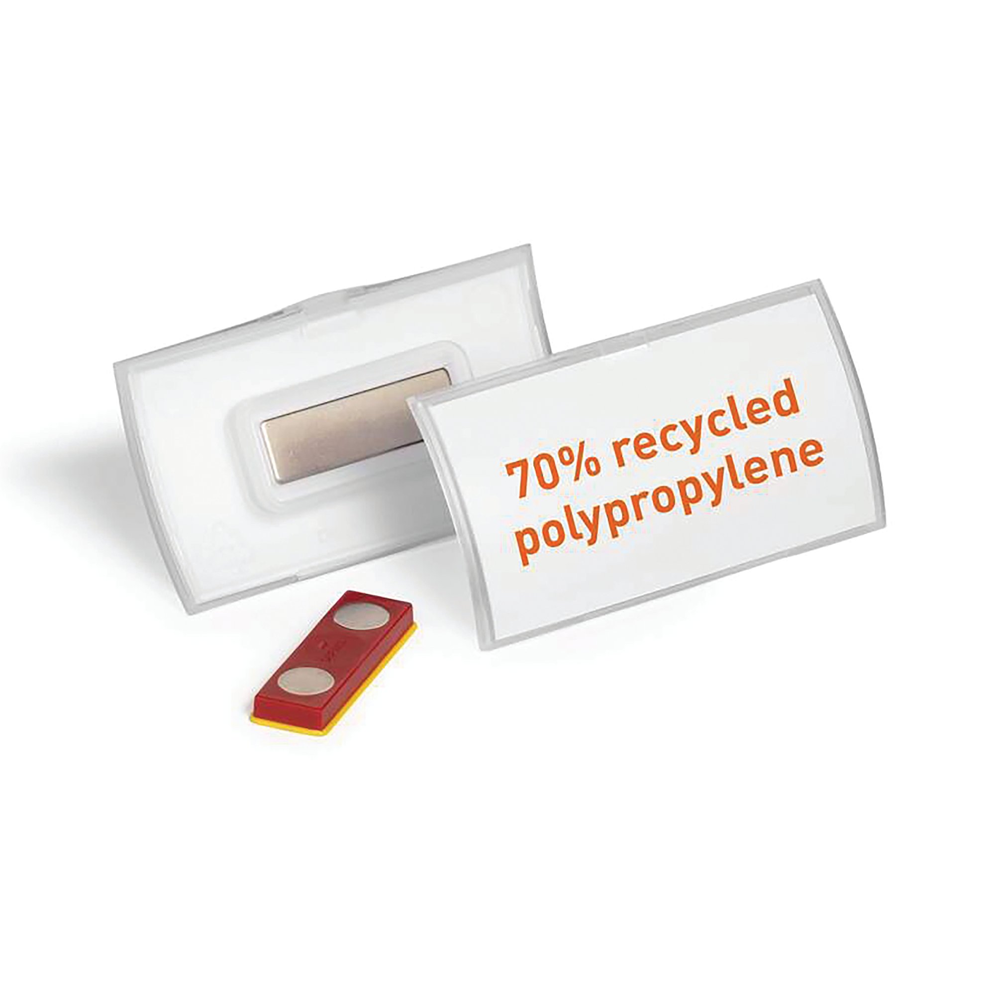 DURABLE NAME BADGE CF MAG 40X75 PK10