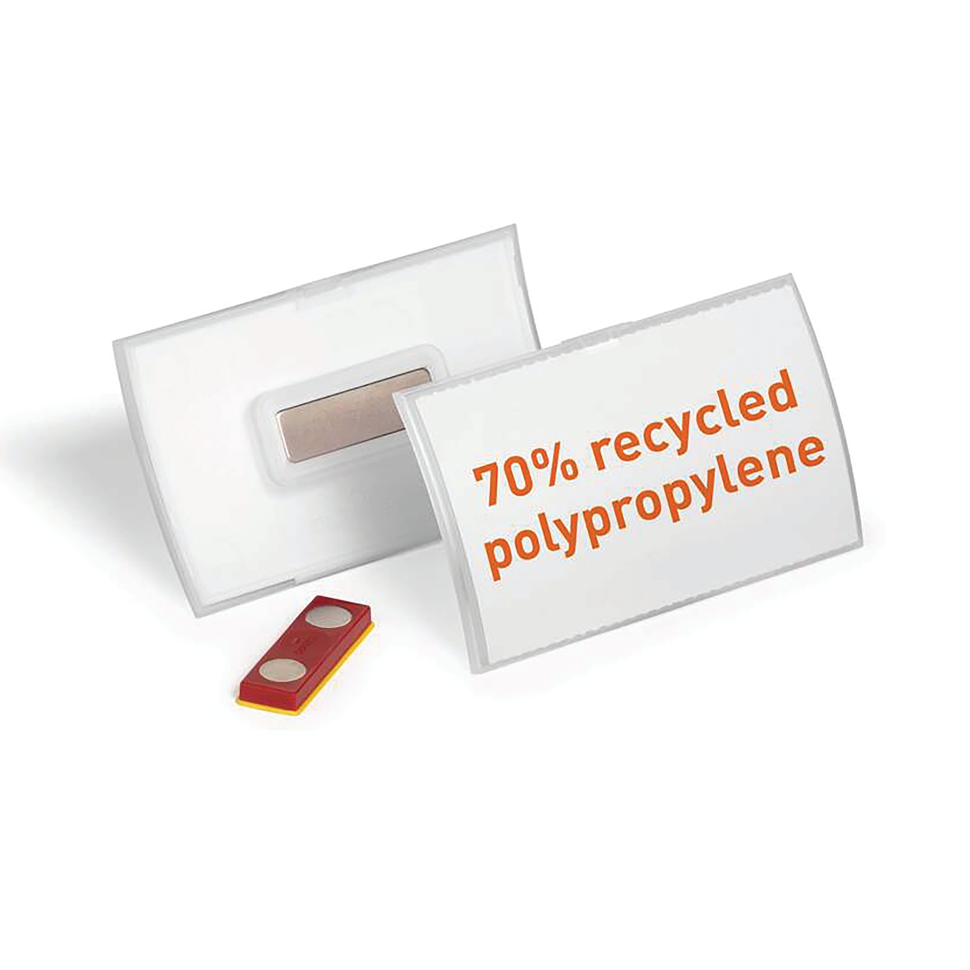 DURABLE NAME BADGE CF MAG 54X90 PK10