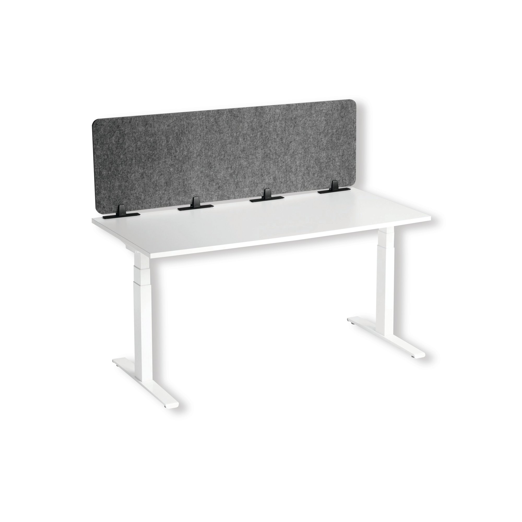 DURABLE DESK DIVIDER PANEL 160CM GRY