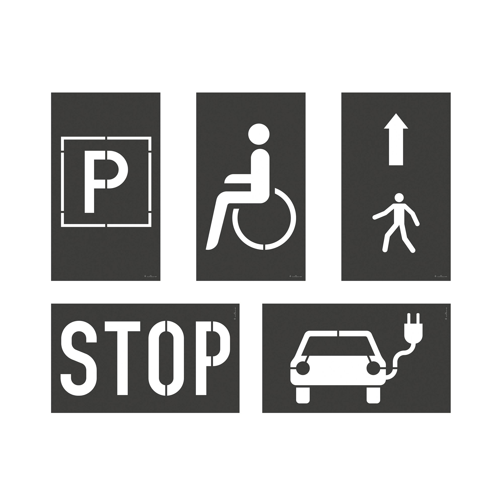 FLR MARKING STENCIL SET PARKING INTN