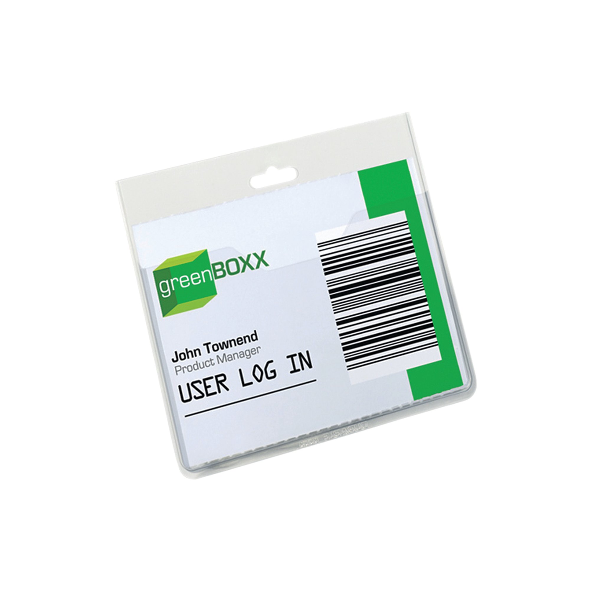 DURABLE VISITOR BADGE NO CLIP PK20