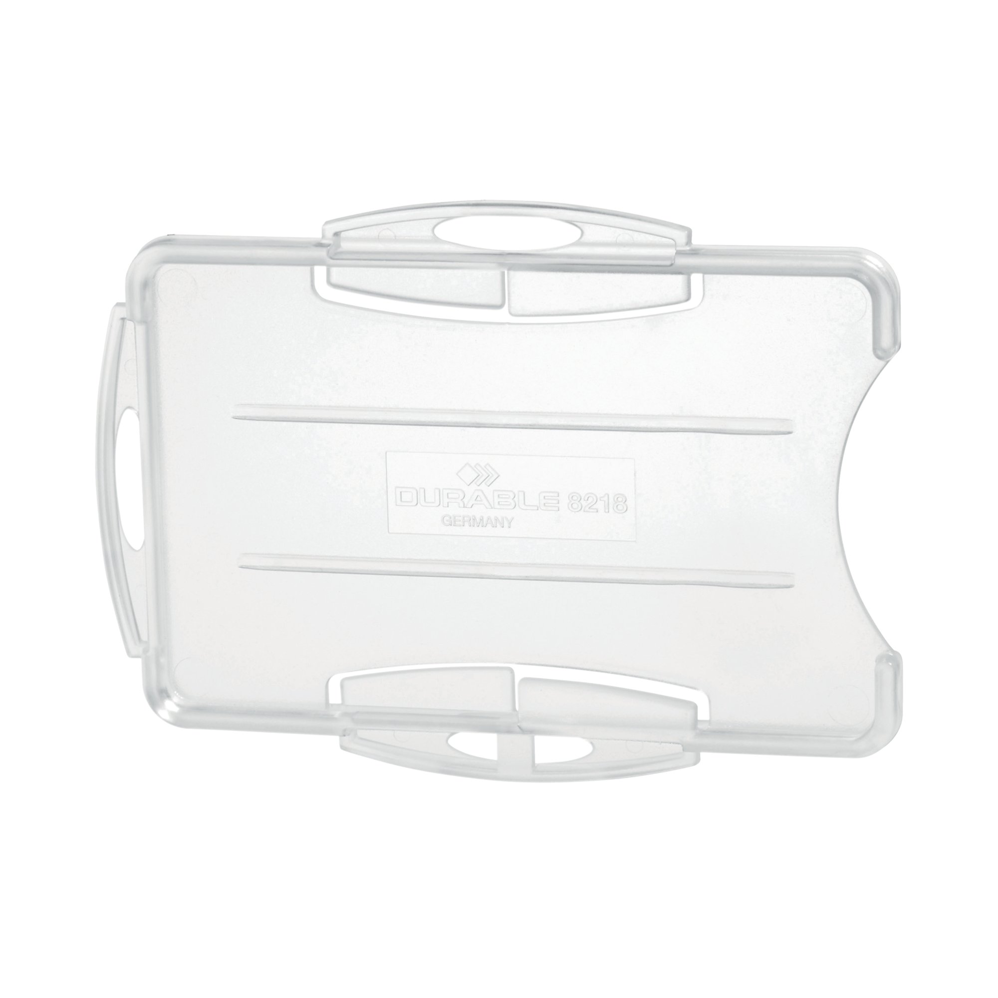 DURABLE ID 2 CARD HOLDER CLEAR P10