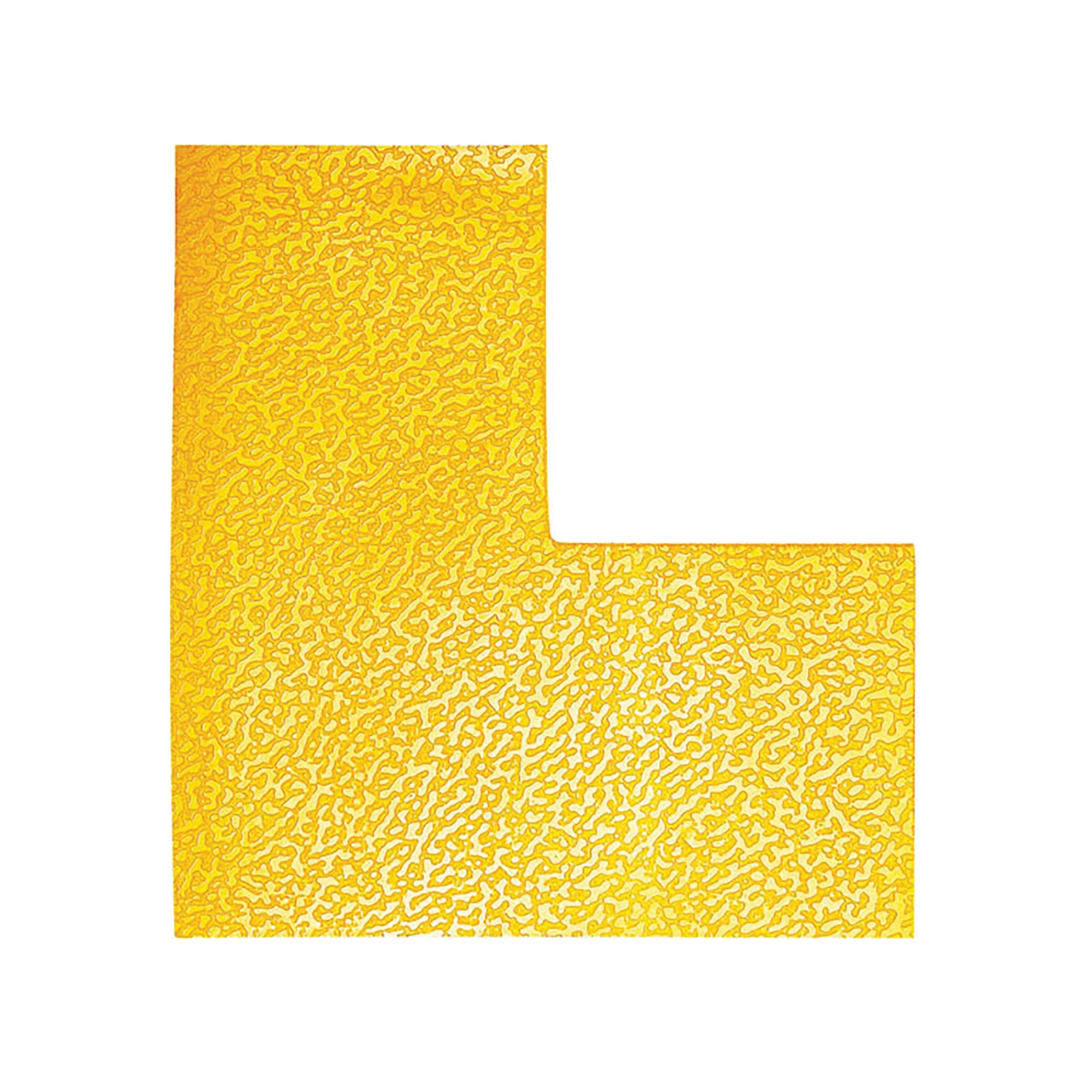 HDUT ADH FLOOR MKG L SHAPE YLW PK10