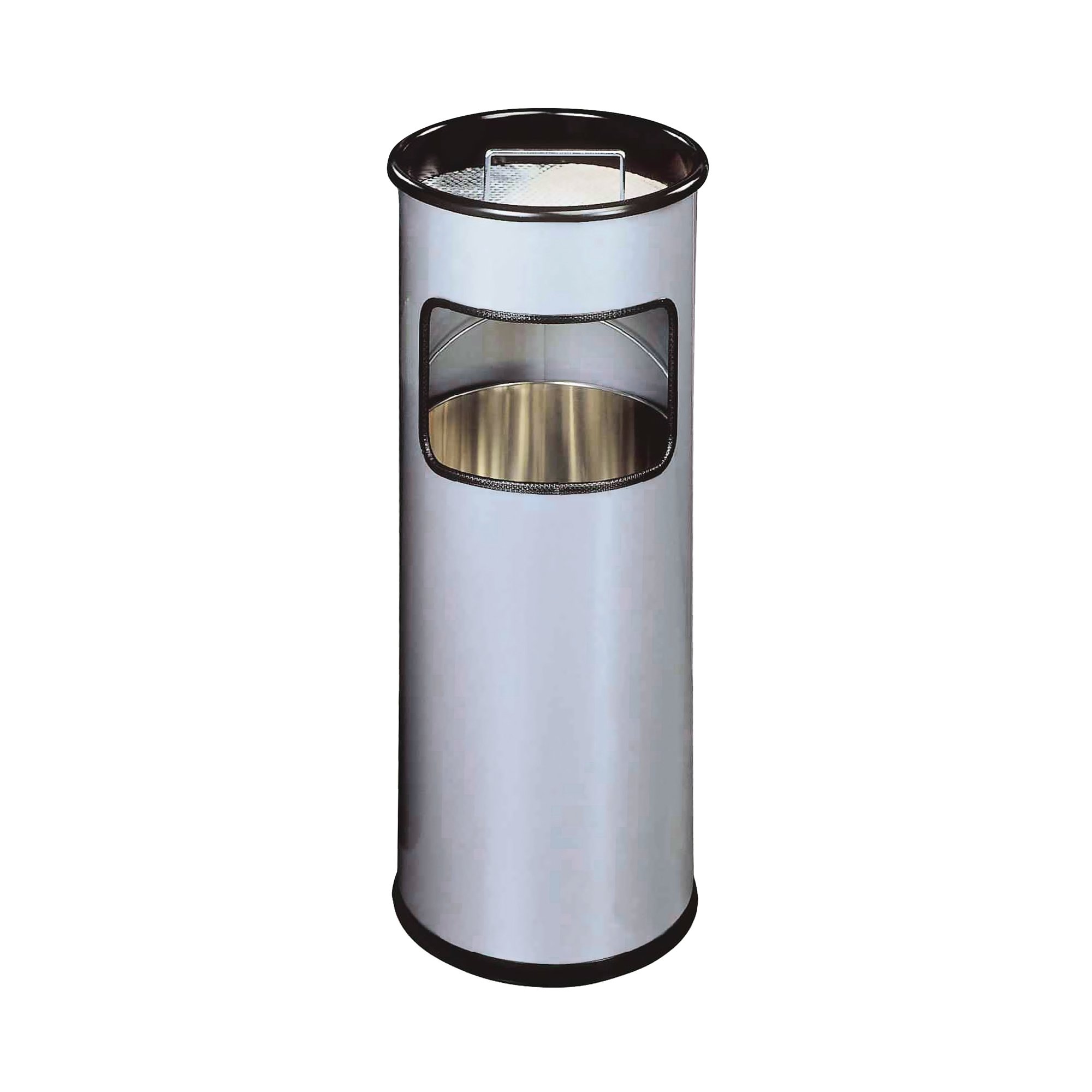DURABLE WASTE BIN 17L ASHTRAY 2L