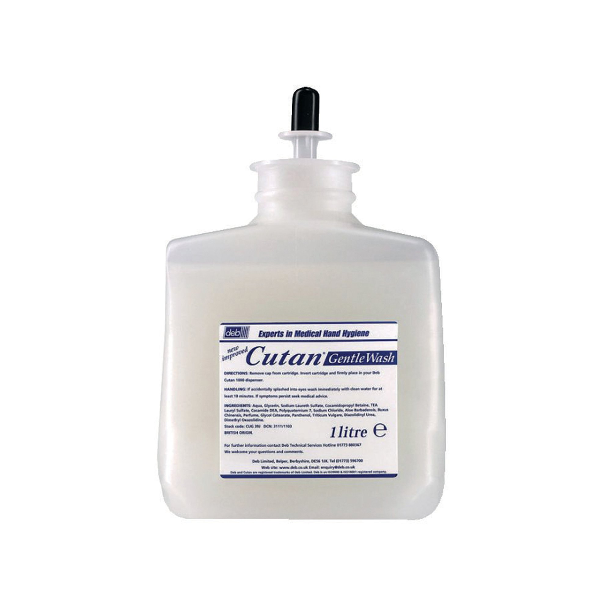 DEB CUTAN WASH 1L LOTION SOAP PK6