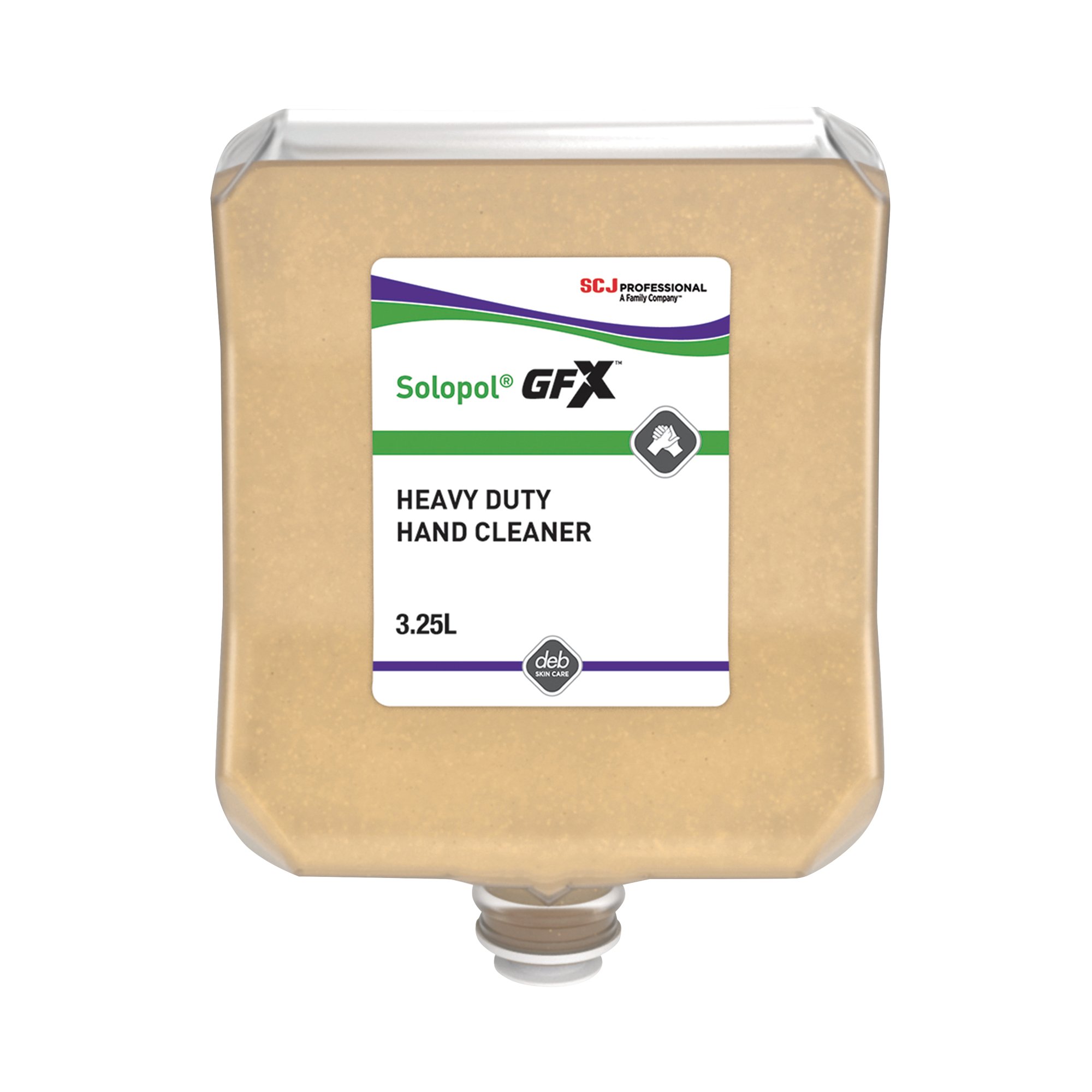 DEB SOLOPOL GRITTY FOAM 3.25L PK4