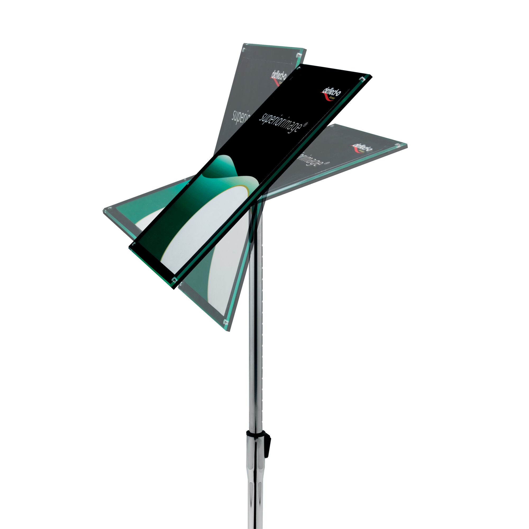 DEFLECTO BEVELLED FLOOR SIGN HOLDER