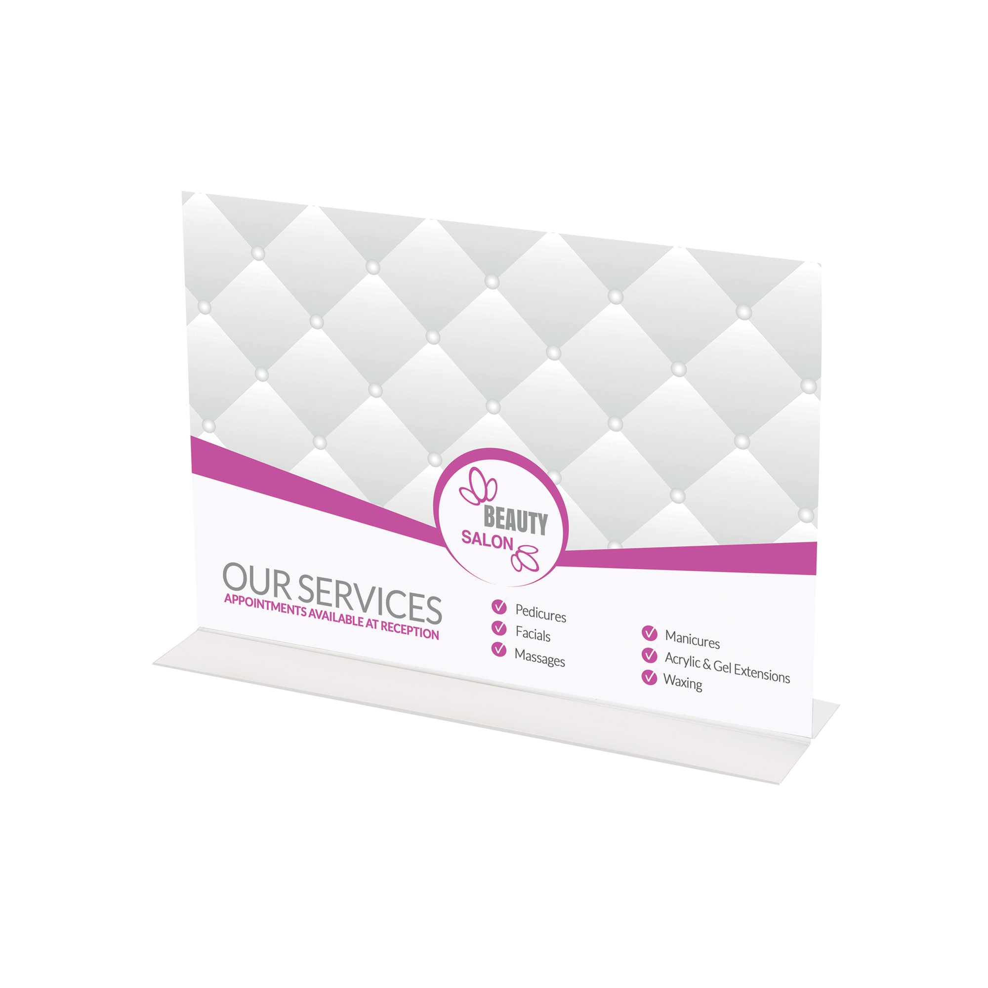 DEFLECTO A4 STAND UP SIGN HOLDER