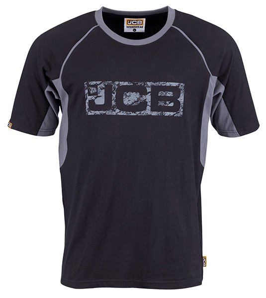 JCB TRADE T-SHIRT BLACK/GREY L