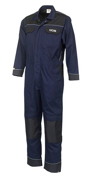 JCB TRADE COVERALL NAVY/BLACK 2XL