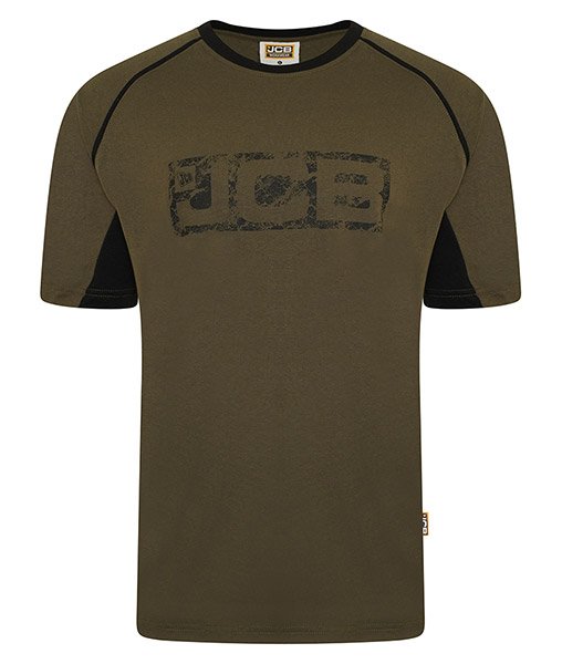 JCB TRADE TSHIRT OLIVE/BLACK 2XL