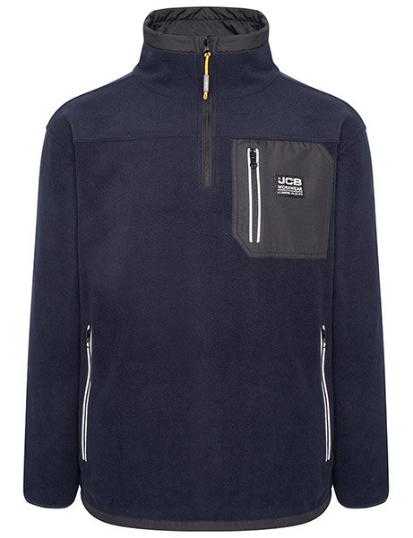 JCB HEAVYWEIGHT 1/4 ZIP NAVY XL
