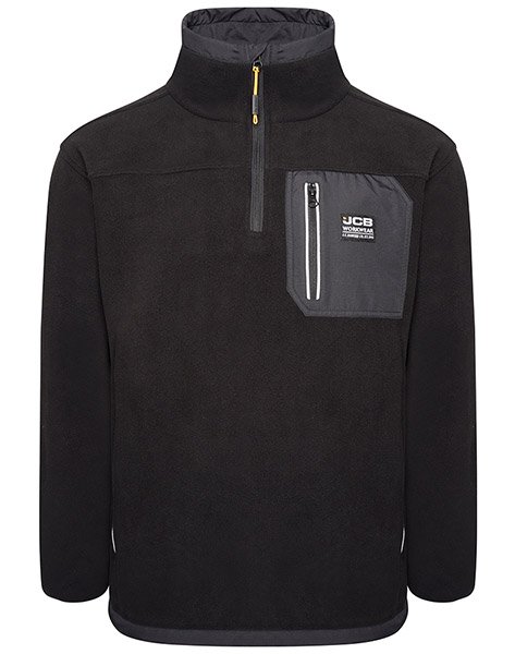 JCB HEAVYWEIGHT 1/4 ZIP BLACK M
