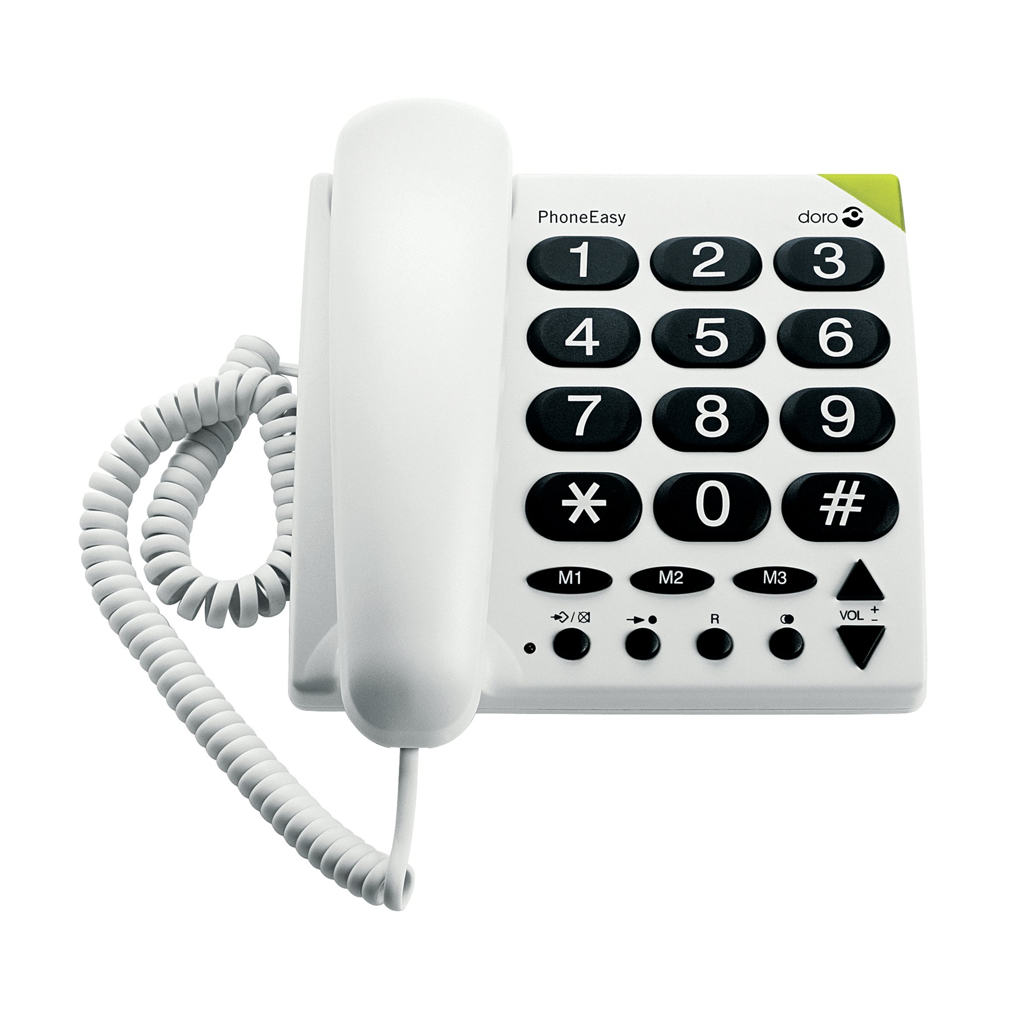 DORO BIG BUTTON TELEPHONE WHITE 311C