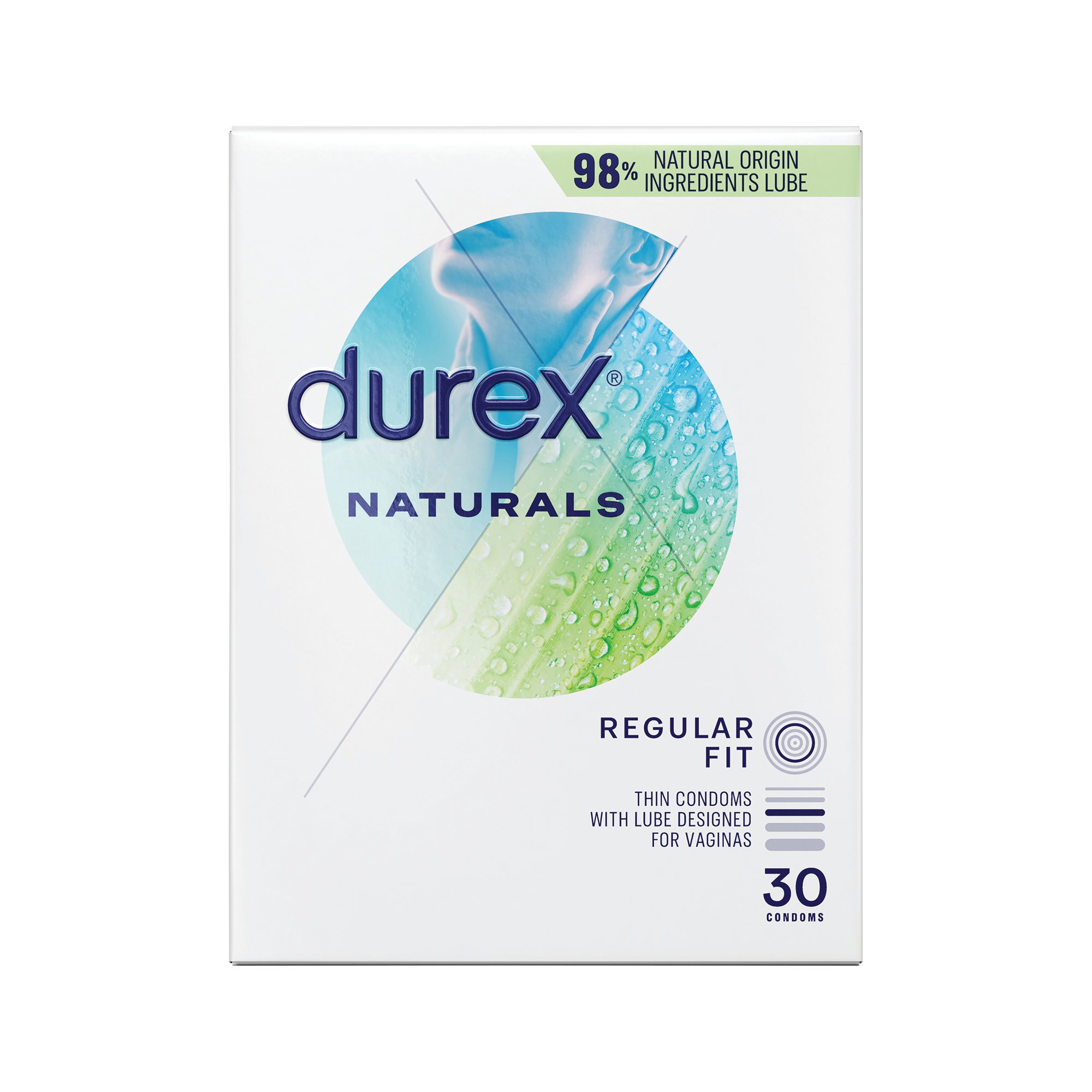 DUREX NATURALS THIN CONDOMS PK30
