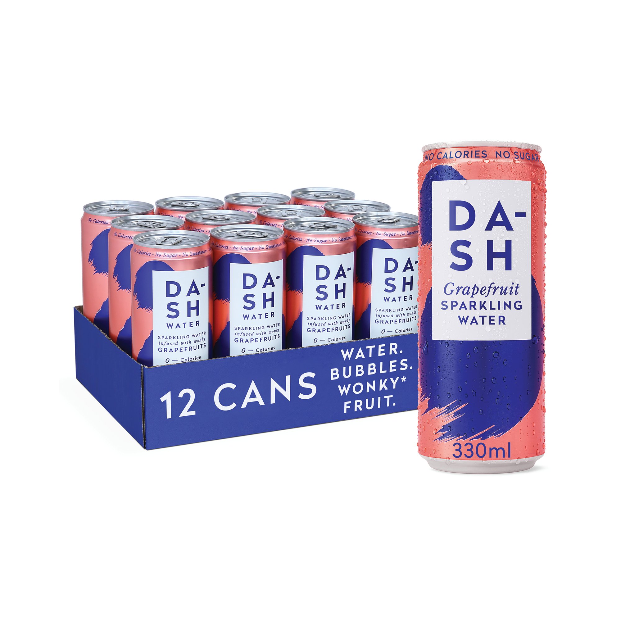 DASH SPKG WATER GRAPEFT 330ML PK12