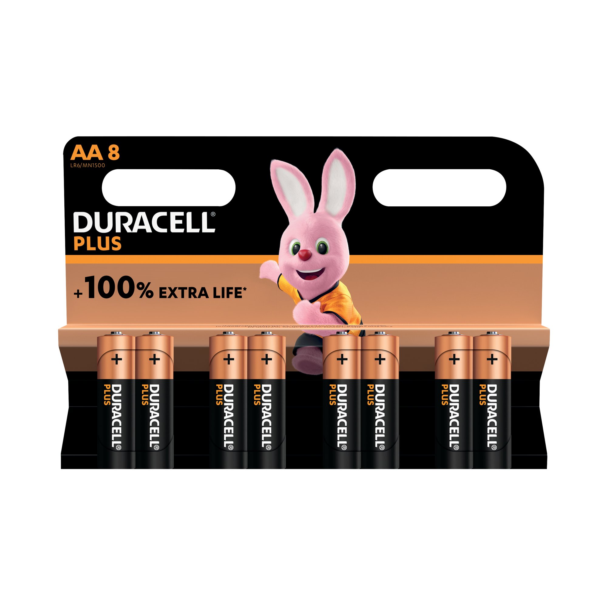 DURACELL PLUS AA BATTERY PK8